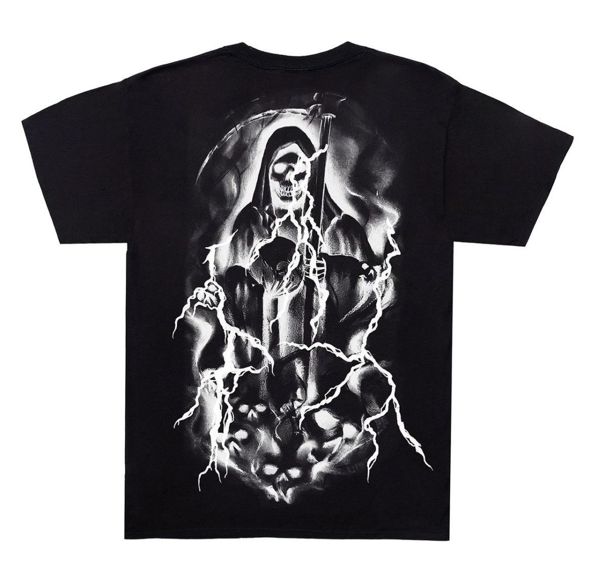 Revenge Revenge Lightning Reaper Black Tee Brand New Size US L / EU 52-54 / 3 - 2 Thumbnail