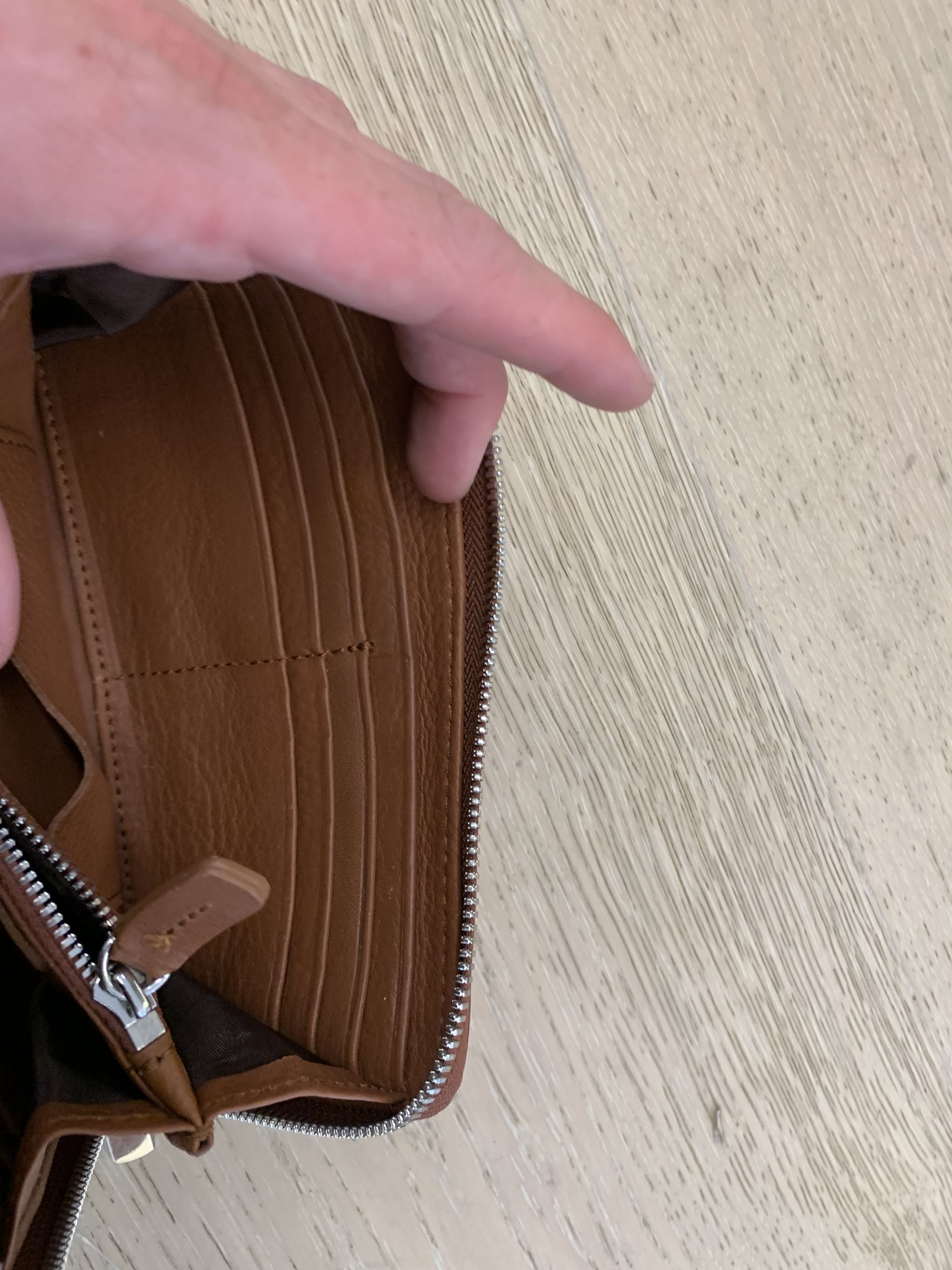 Shinola Shinola light brown wallet Detroit zip Size ONE SIZE - 3 Thumbnail