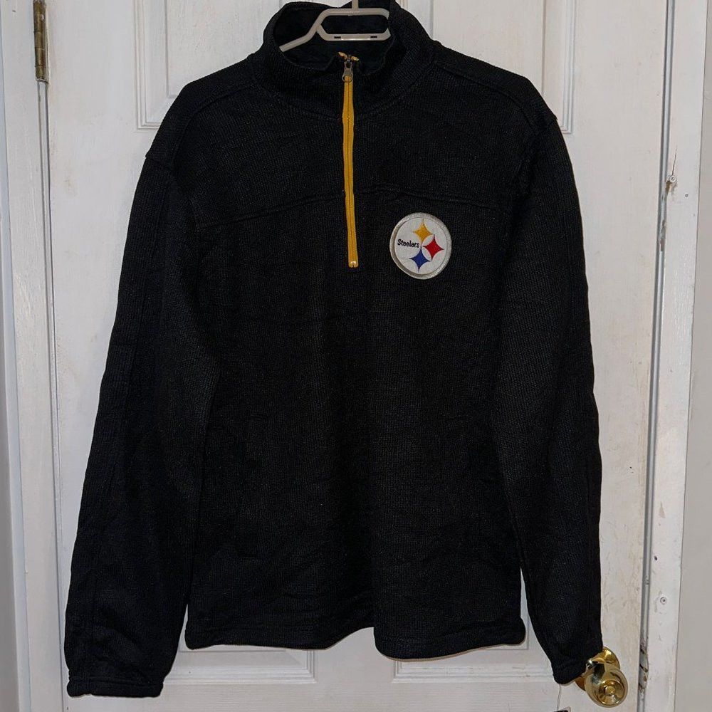 NFL Pittsburgh Steelers Long Sleeve Quarter Zip Men's Size L N Size US L / EU 52-54 / 3 - 1 Thumbnail