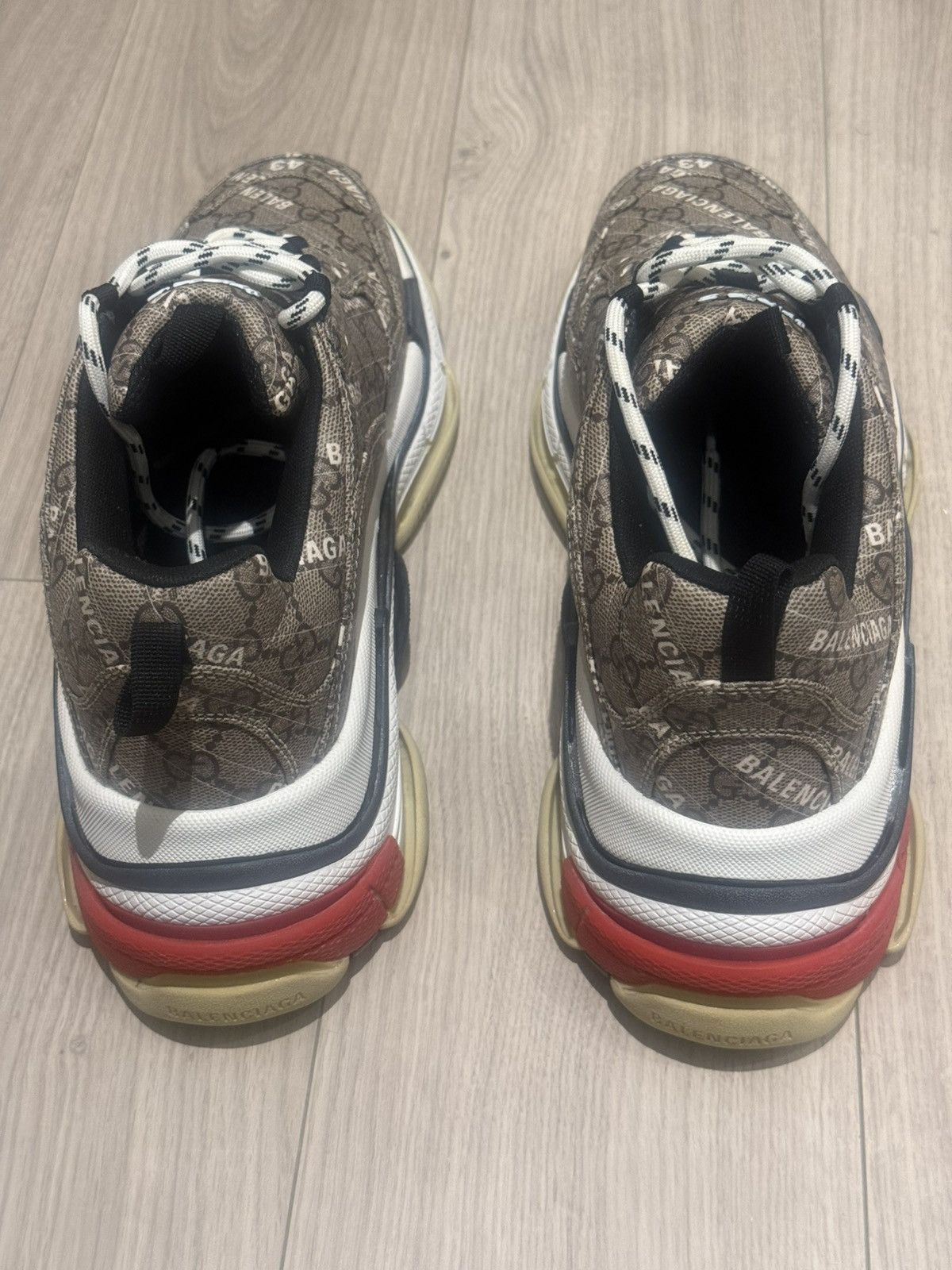 Balenciaga × Gucci Gucci x Balenciaga The Hacker Project Triple S Size US 9 / EU 42 - 6 Thumbnail