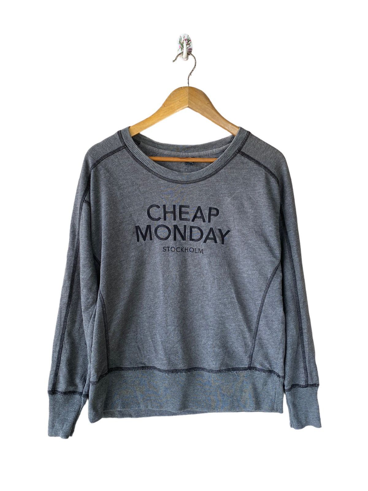 Cheap Monday × Japanese Brand 👘SALE👘CHEAP MONDAY STOCKHOLM SWEATSHIRT Size S / US 4 / IT 40 - 1 Thumbnail