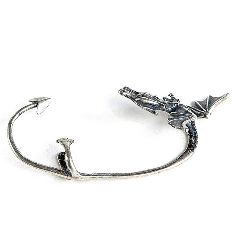 Jewelry Dragon Rare Earrings One Pairs Chrome Jewelry Size ONE SIZE - 6 Thumbnail