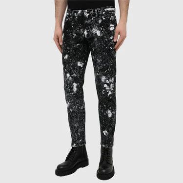 Dolce & Gabbana o1y0125 Logo Jeans in Black/White Size US 28 / EU 44 - 2 Thumbnail