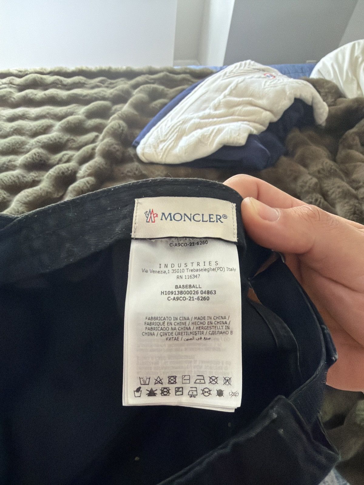 Moncler Moncler Strap Back Hat Size ONE SIZE - 4 Thumbnail