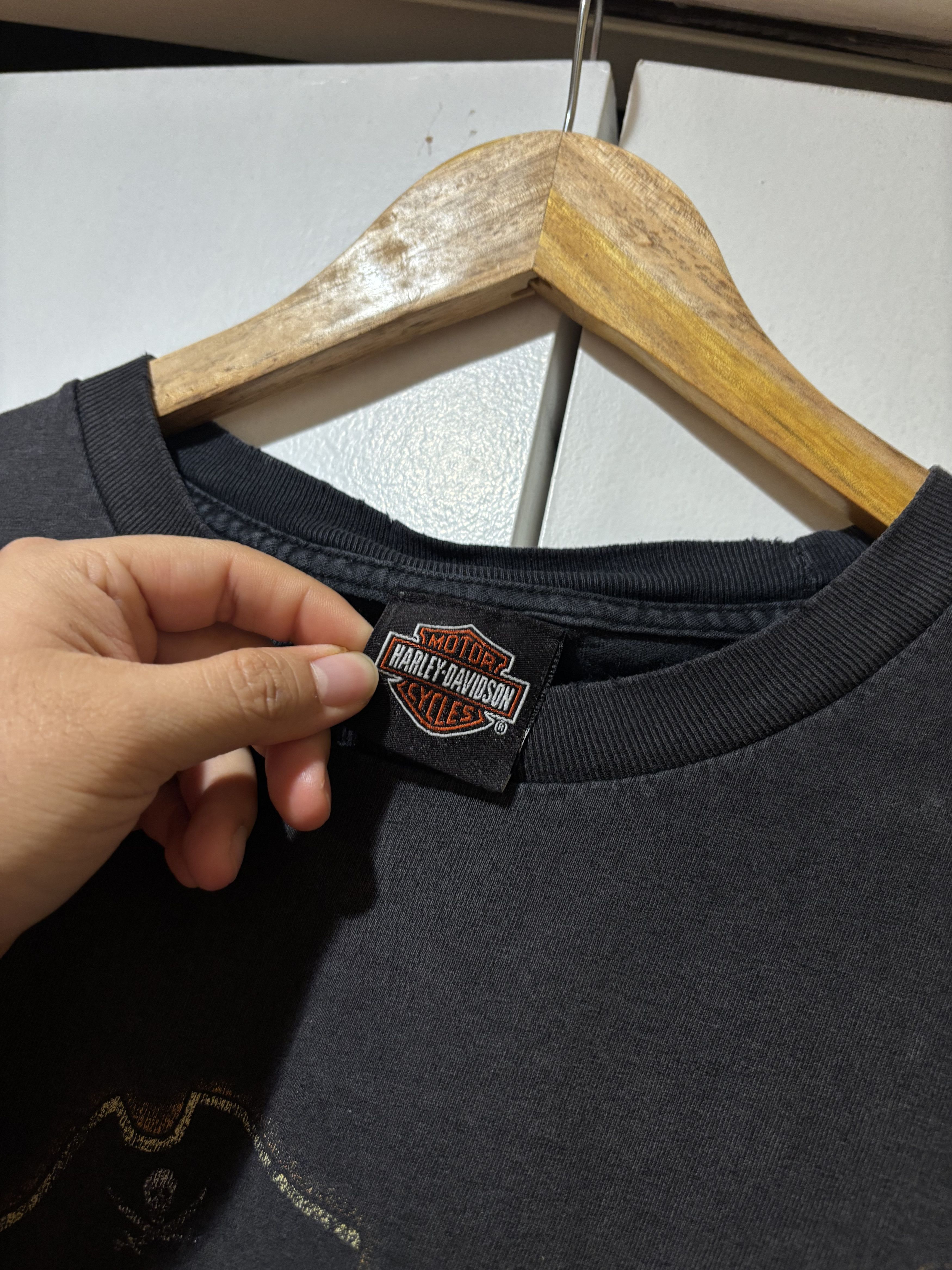 Harley Davidson × Vintage Harley Davidson Black Beards Revenge Vintage Shirt Size US L / EU 52-54 / 3 - 3 Thumbnail