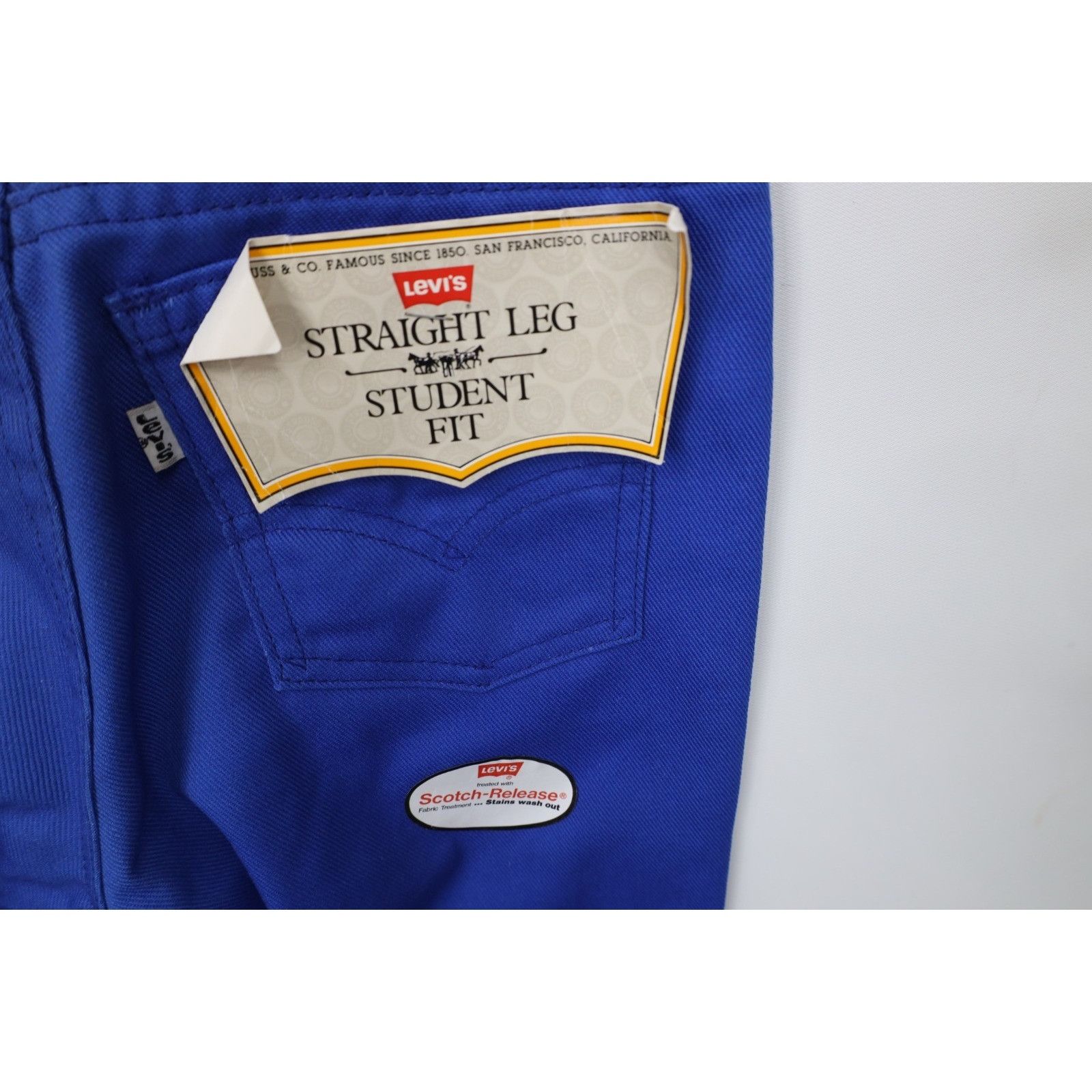 Levi's Deadstock Vintage 80s Levis 707 Student Straight Leg Jeans Size 26" / US 2 / IT 38 - 12 Thumbnail