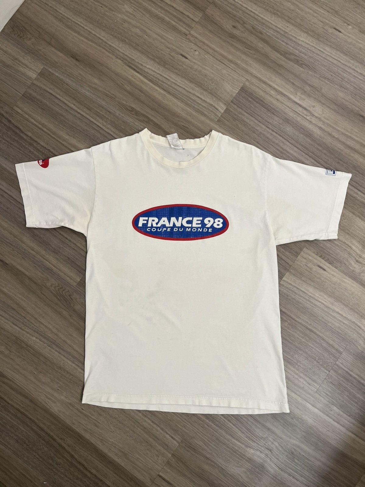 Vintage 1998 Adidas France World Cup T Shirt