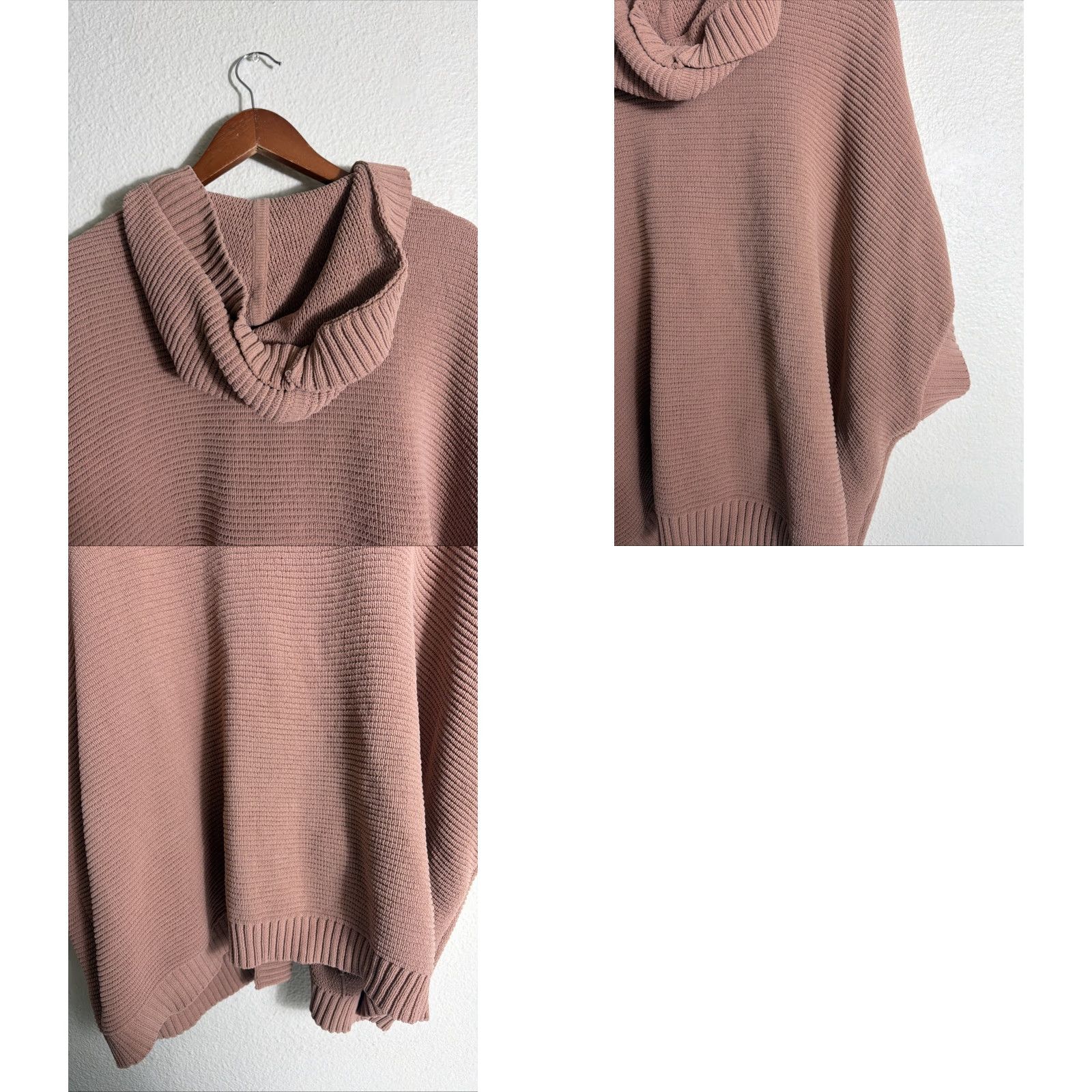 Vintage Aerie Cardigan Shirt Womens Sleeveless Hooded Taupe Pockets XL Beige Polyester Size XL / US 12-14 / IT 48-50 - 9 Thumbnail