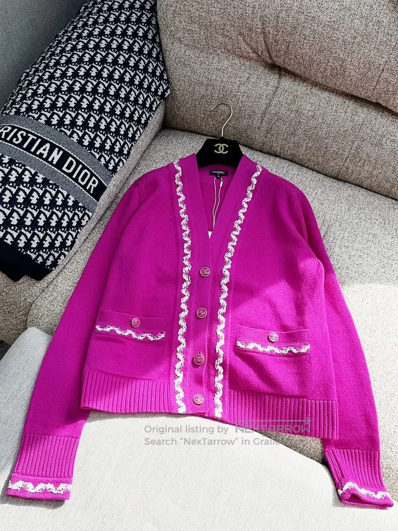 Chanel Chanel 21P Spring and Summer Preview Peach Red White Edge Size XS / US 0-2 / IT 36-38 - 4 Thumbnail