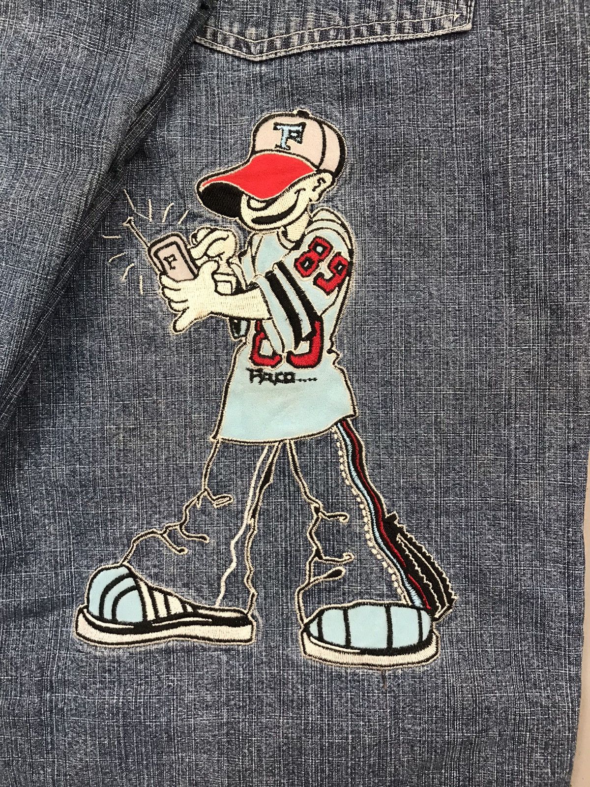 JNCO × Vintage Vintage paco crazy boy embroidered loose fit denim Size US 36 / EU 52 - 12 Thumbnail