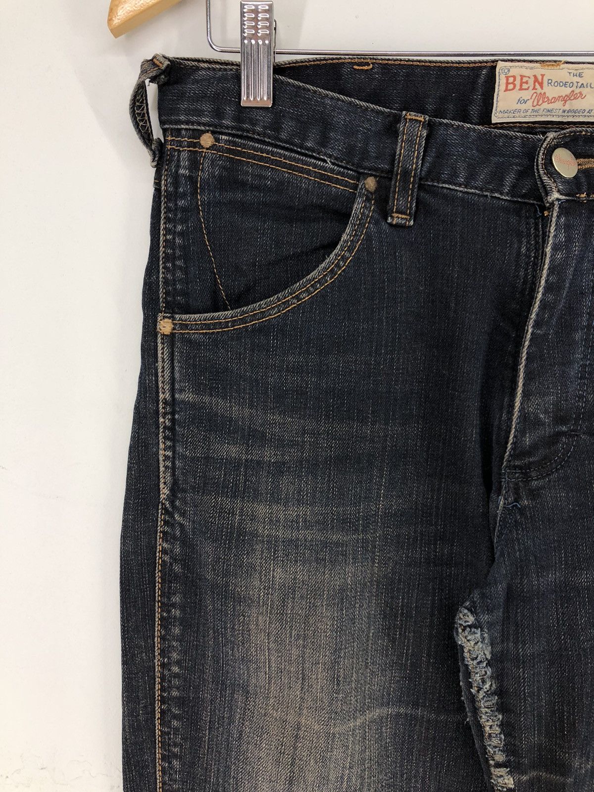 Wrangler Vintage Wrangler Blue Bell Faded Dark Blue Jeans Size US 30 / EU 46 - 5 Thumbnail