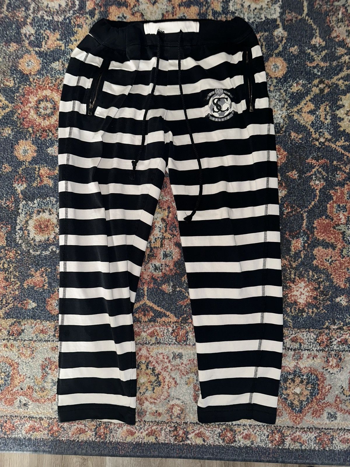 image of Dolce Gabbana D&g Prison Sweatpants in Black, Men's (Size 31)