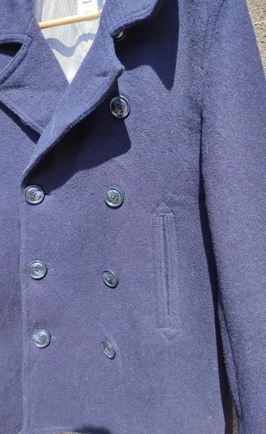 Vintage Vintage Harvard Navy Peacoat – Wool Blend Double Breasted Size US M / EU 48-50 / 2 - 9 Thumbnail