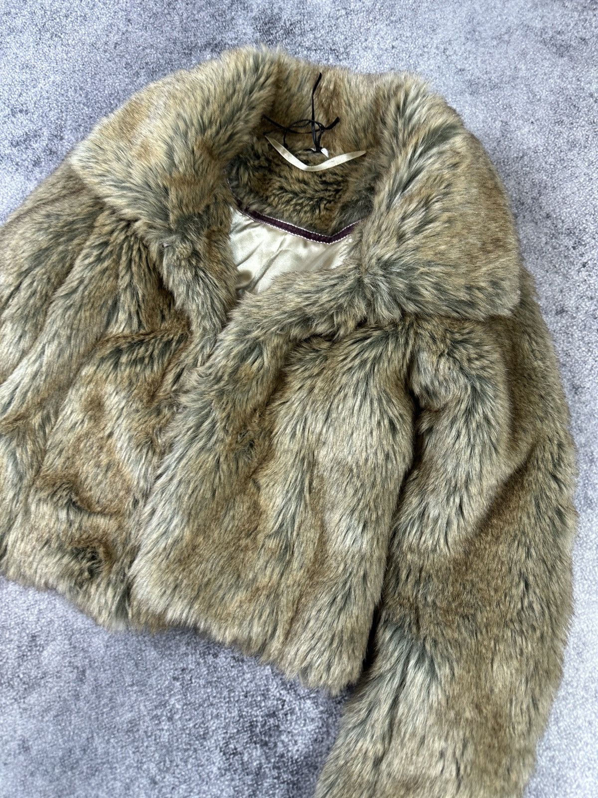 Other Y2K Fur Fuzzy Jacket Alt Streetwear Rare Casual USA Style Size M / US 6-8 / IT 42-44 - 3 Thumbnail