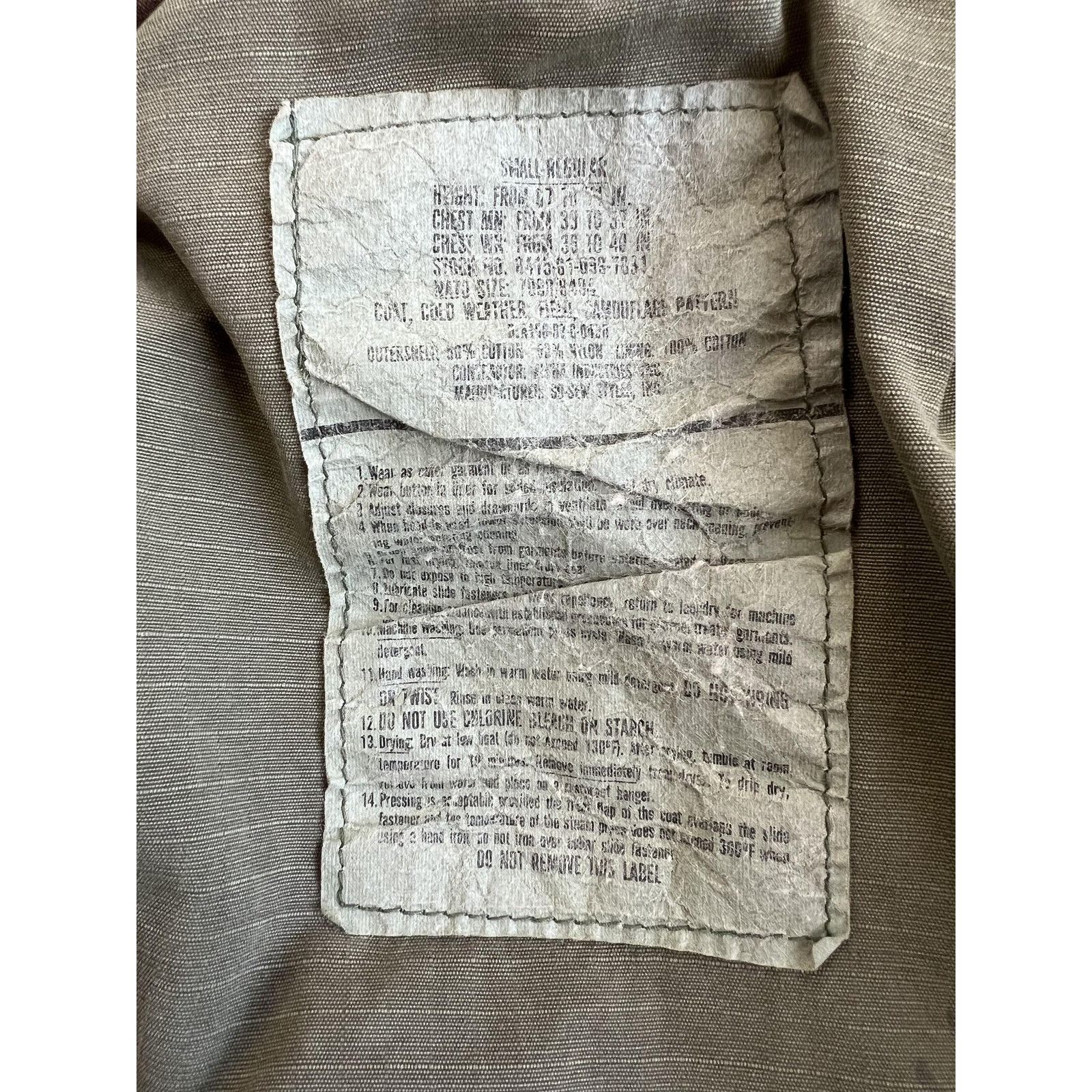 Alpha Industries Vintage US Army Jacket Mens Small M65 Woodland Camo Cold Wea Size US S / EU 44-46 / 1 - 13 Thumbnail