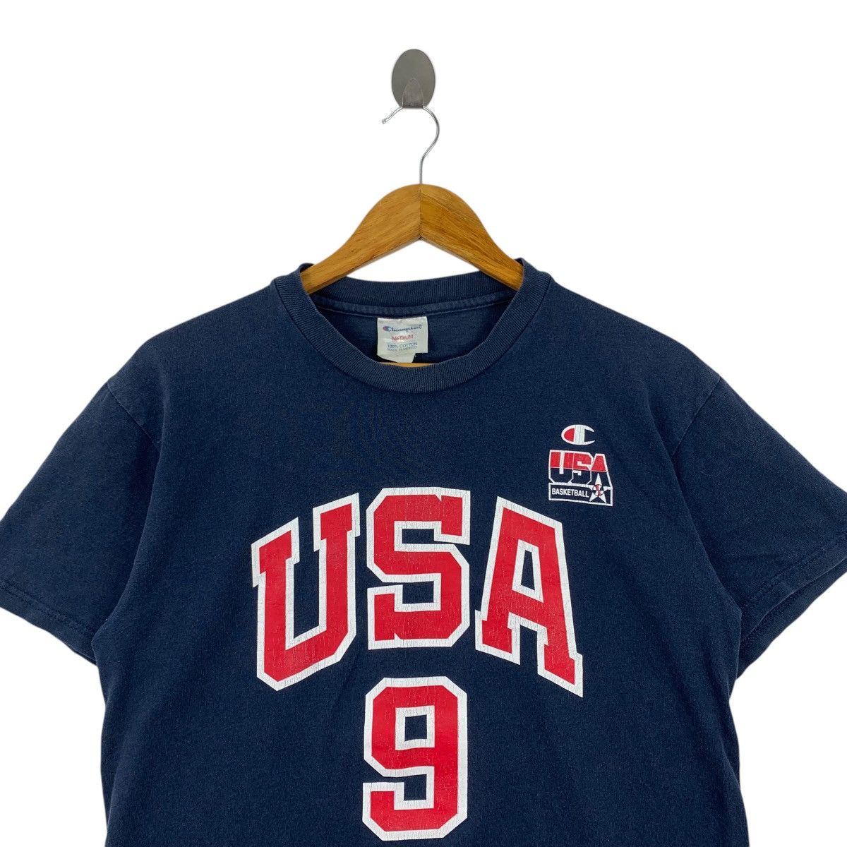 Champion Vintage CARTER 9 USA x CHAMPION Basketball Logo Print Shirt Size US M / EU 48-50 / 2 - 3 Thumbnail