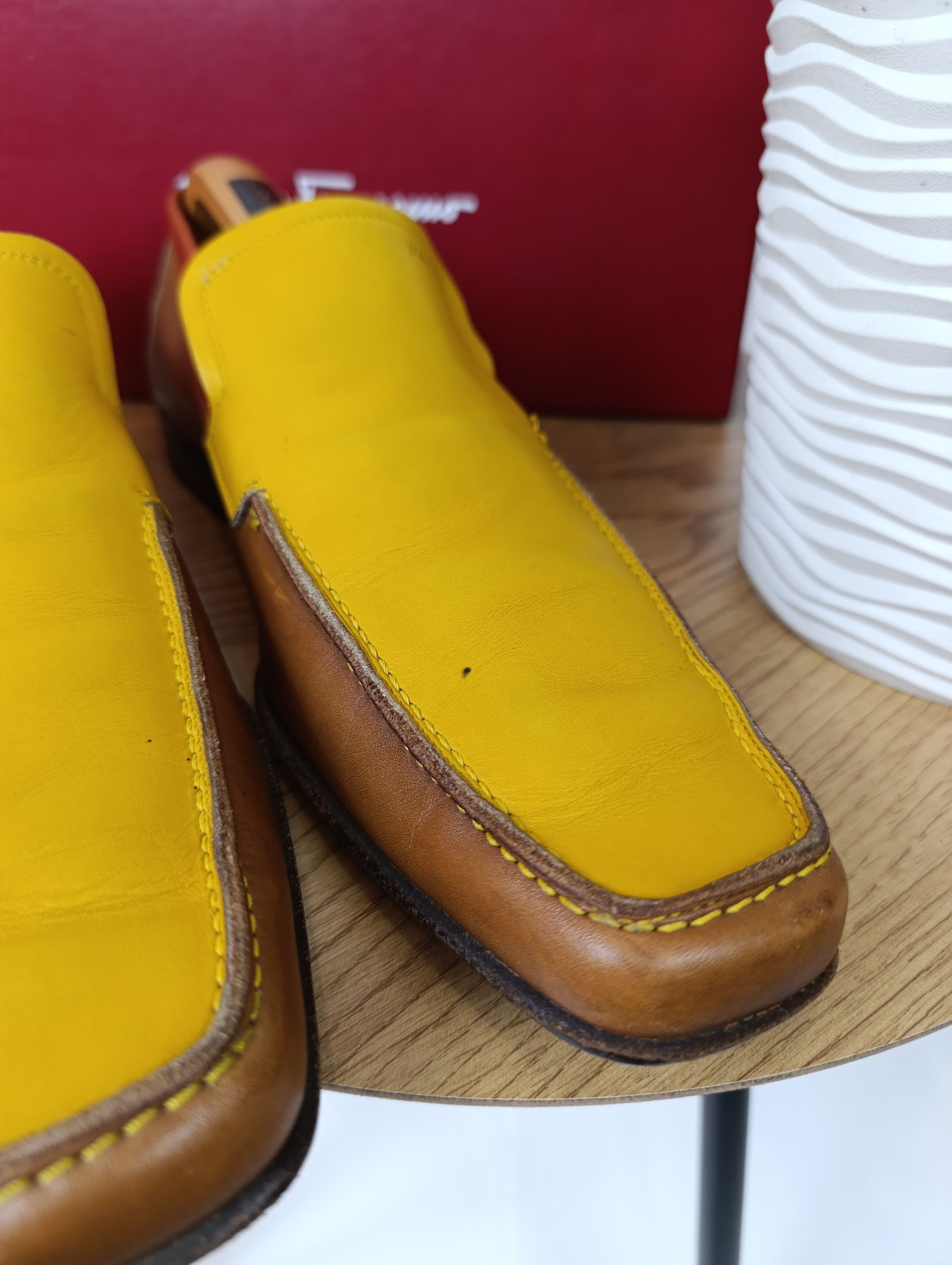 Salvatore Ferragamo SALVATORE FERRAGAMO LEATHER ITALIAN SHOES Size US 8 / EU 41 - 12 Thumbnail