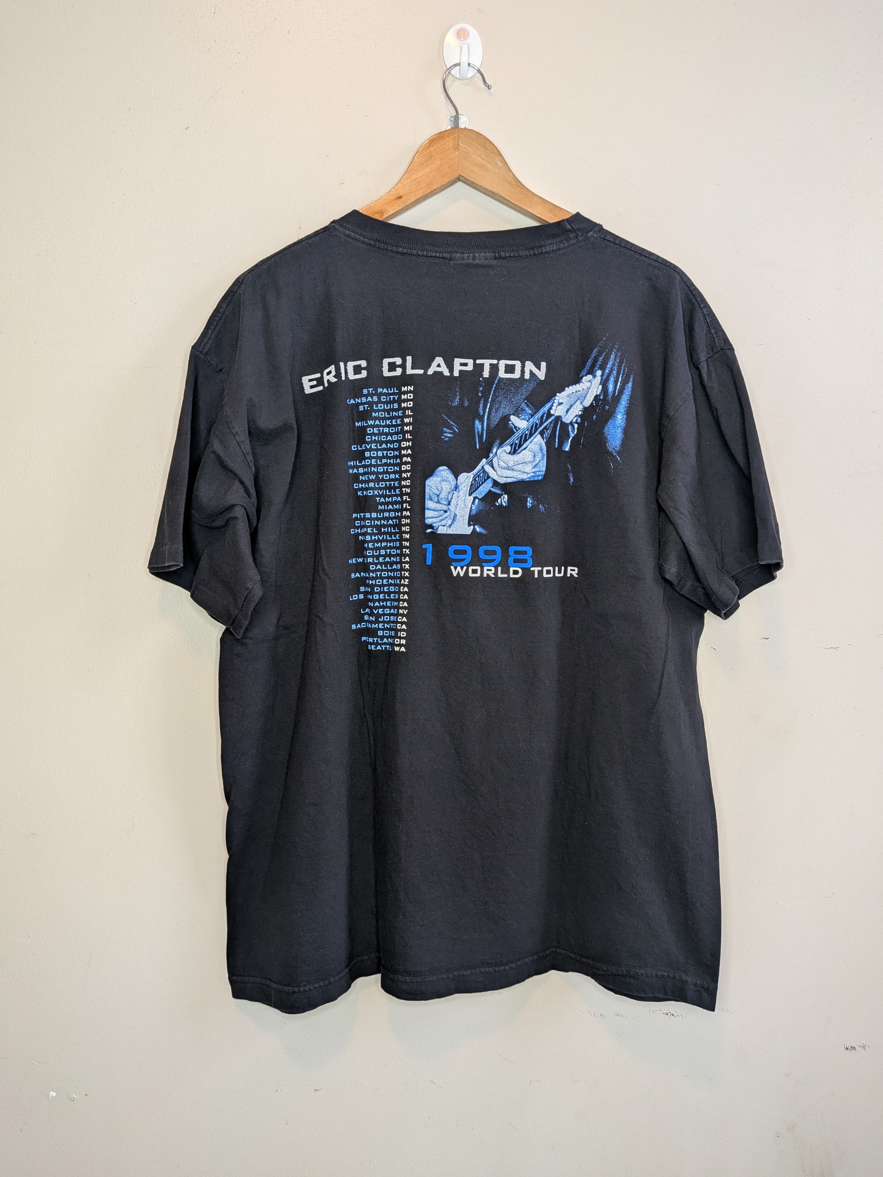 Vintage Eric Clapton 1998 World Tour Size US L / EU 52-54 / 3 - 4 Thumbnail