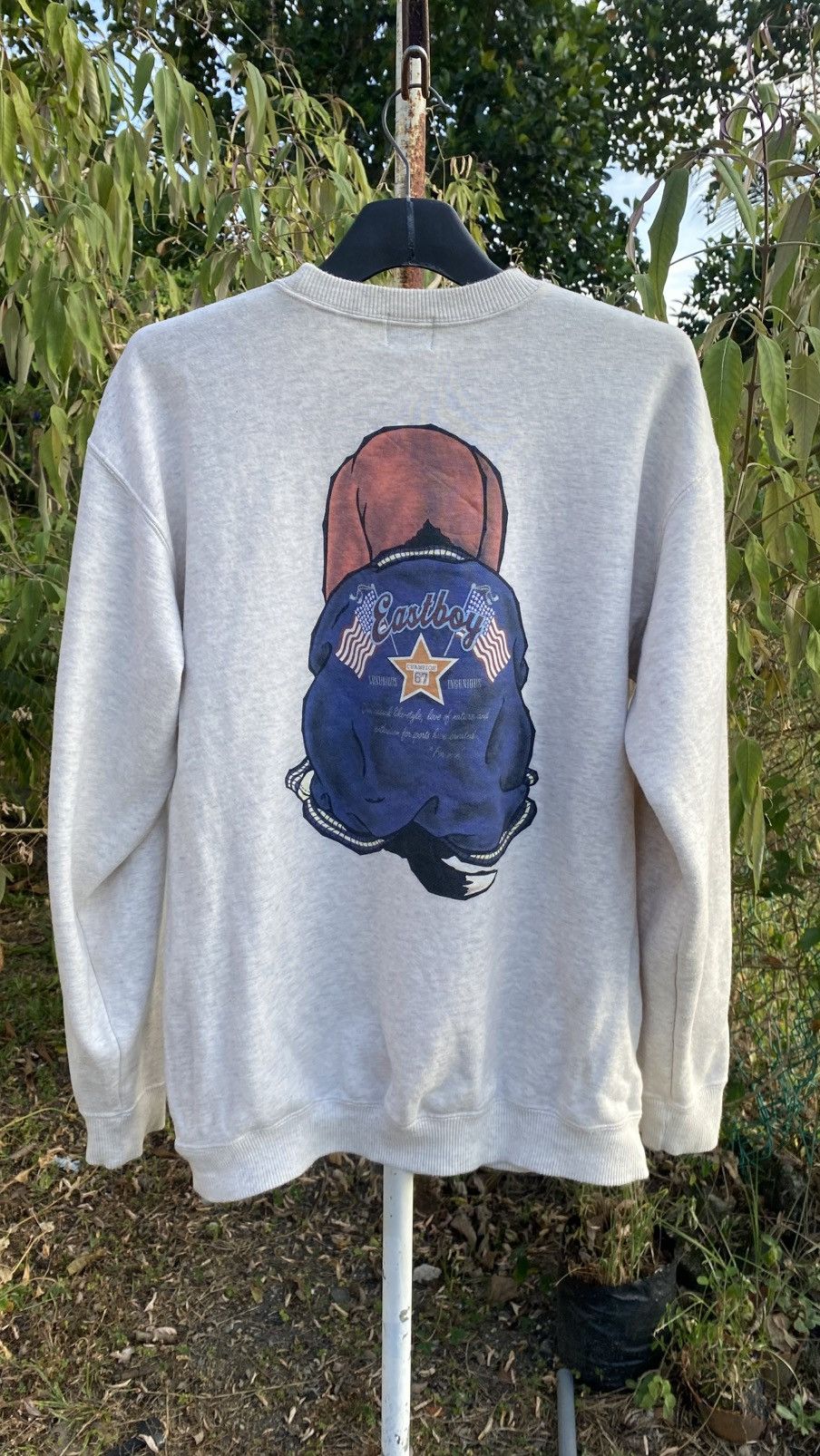 Vintage East Boy Dog Big Logo Sweatshirt Size US L / EU 52-54 / 3 - 2 Thumbnail