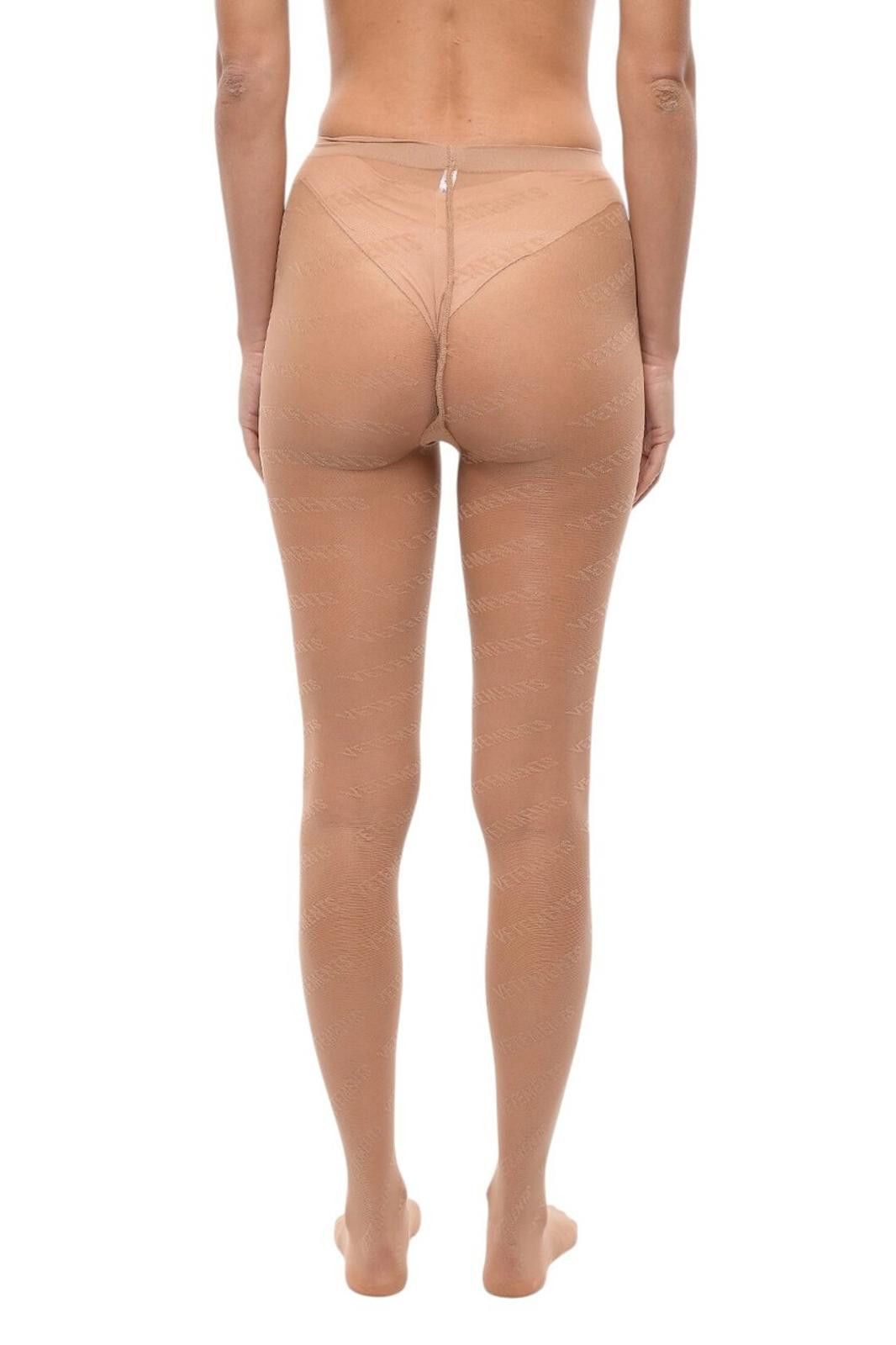 Vetements Vetements Logo Monogram Nude Tights Size ONE SIZE - 4 Thumbnail