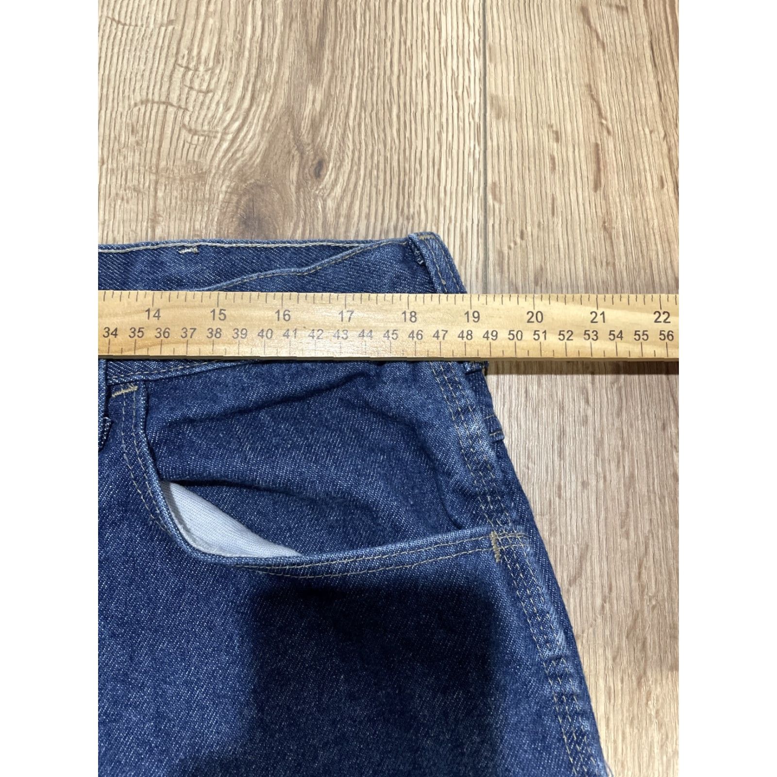 Denime VINTAGE Bulwark Fire Resistant Jeans Denim Blue Regular 38x30 Mens Size US 38 / EU 54 - 4 Thumbnail