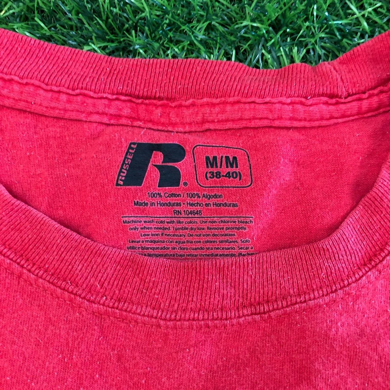 Russell Athletic Mens Red Ram Graphic Tee Size US M / EU 48-50 / 2 - 4 Thumbnail
