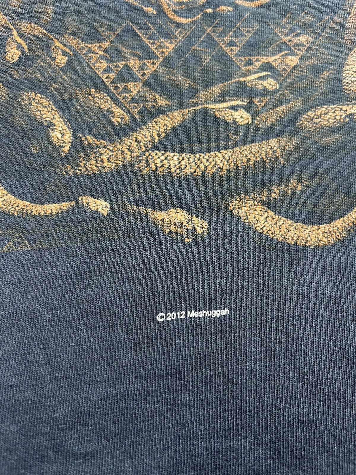 Band Tees Vintage MESHUGGAH 2012’s Band ( very worn ) Tshirt Size US XL / EU 56 / 4 - 7 Thumbnail