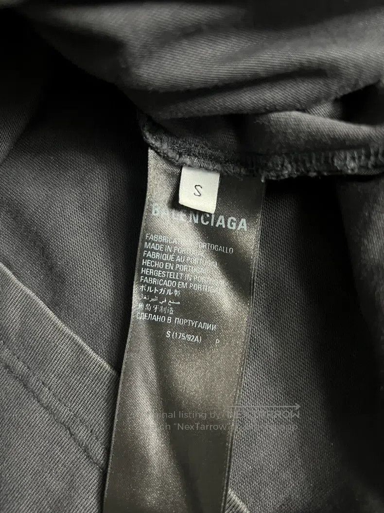 Balenciaga Balenciaga Distressed Short Sleeve Size US S / EU 44-46 / 1 - 5 Thumbnail