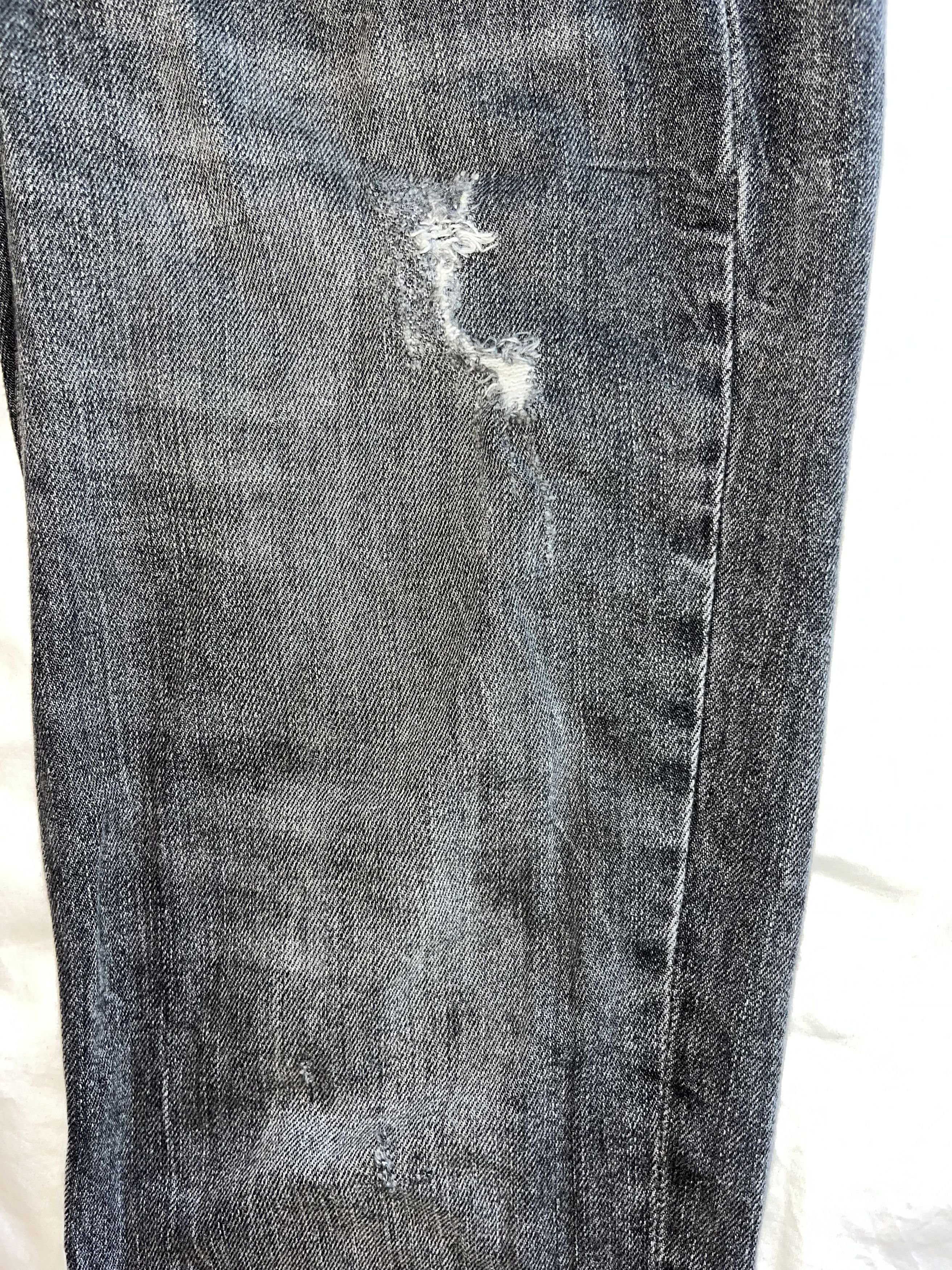 Allsaints Allsaints Gray Rex Denim Size US 32 / EU 48 - 2 Thumbnail