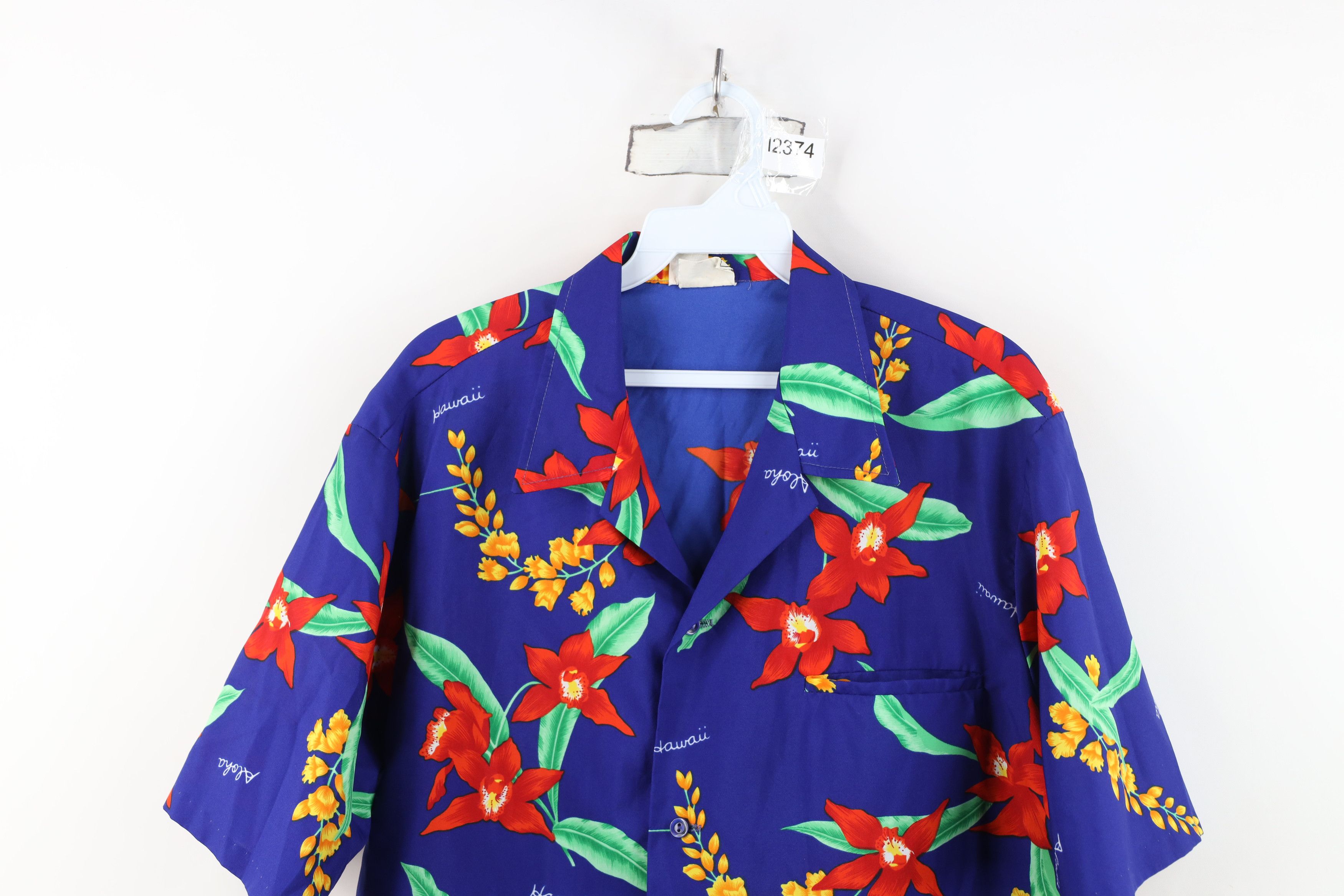Vintage Vintage 60s Streetwear Flower Camp Collar Button Shirt USA Size US L / EU 52-54 / 3 - 2 Thumbnail