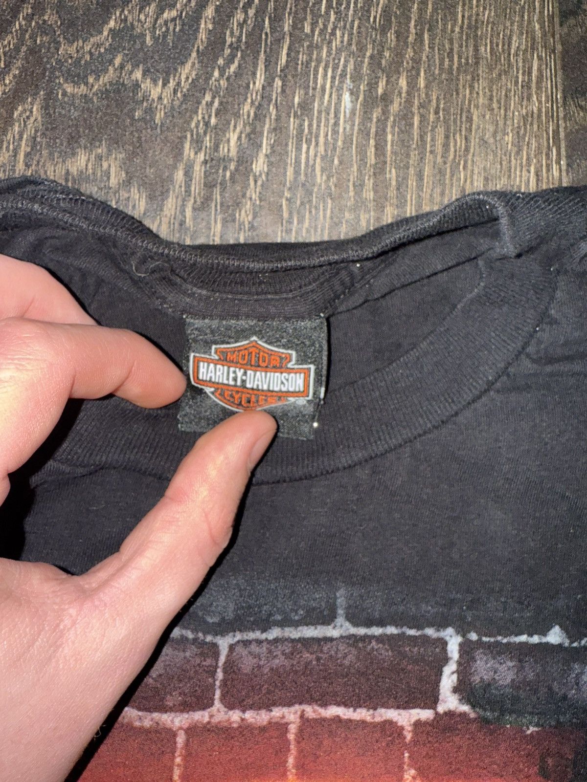 Vintage Vintage Harley Davidson Tee Shirt Size US L / EU 52-54 / 3 - 3 Thumbnail