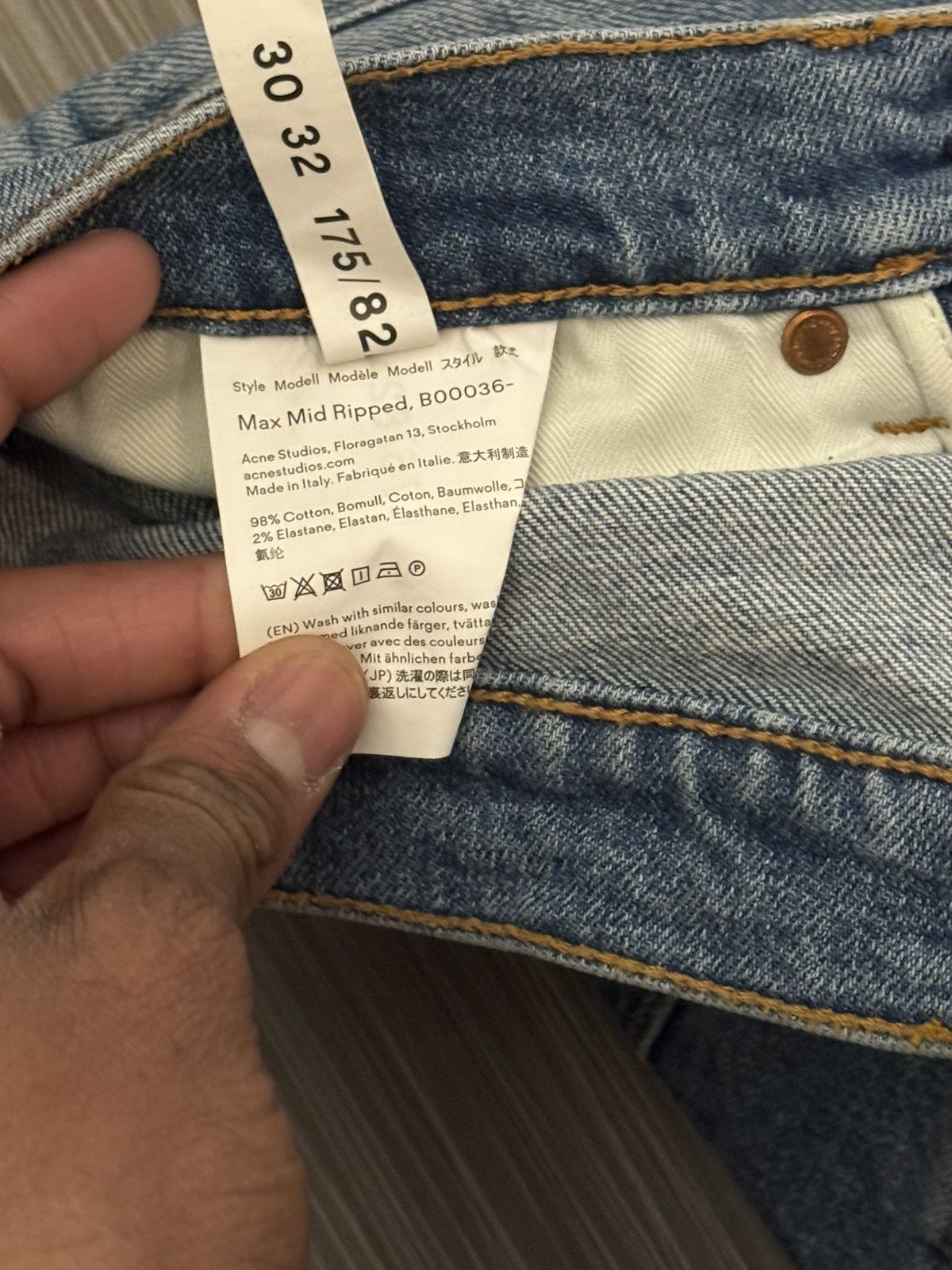 Acne Studios Acne Studios ripped jeans Size US 30 / EU 46 - 4 Thumbnail