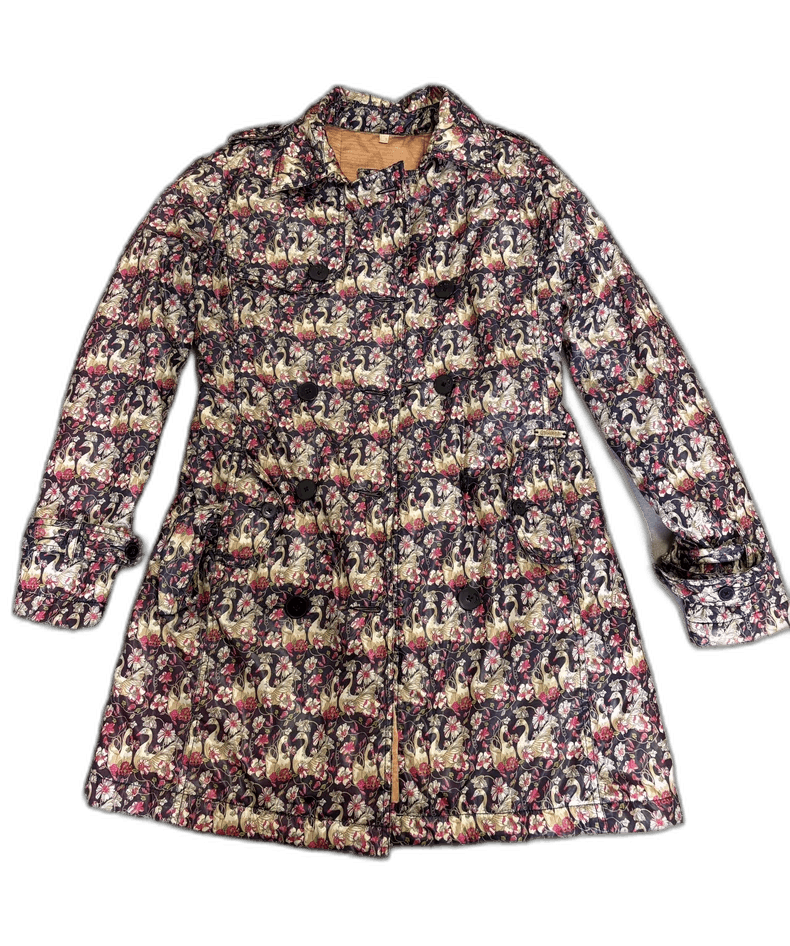 John Galliano John Galliano Vintage Swans Floral Coat Size M / US 6-8 / IT 42-44 - 1 Thumbnail