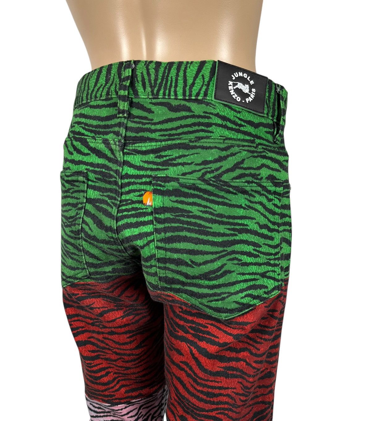 H&M × Kenzo Kenzo Jungle H&M Multicolor Animal Printed Jeans size 31 Size 31" - 9 Thumbnail