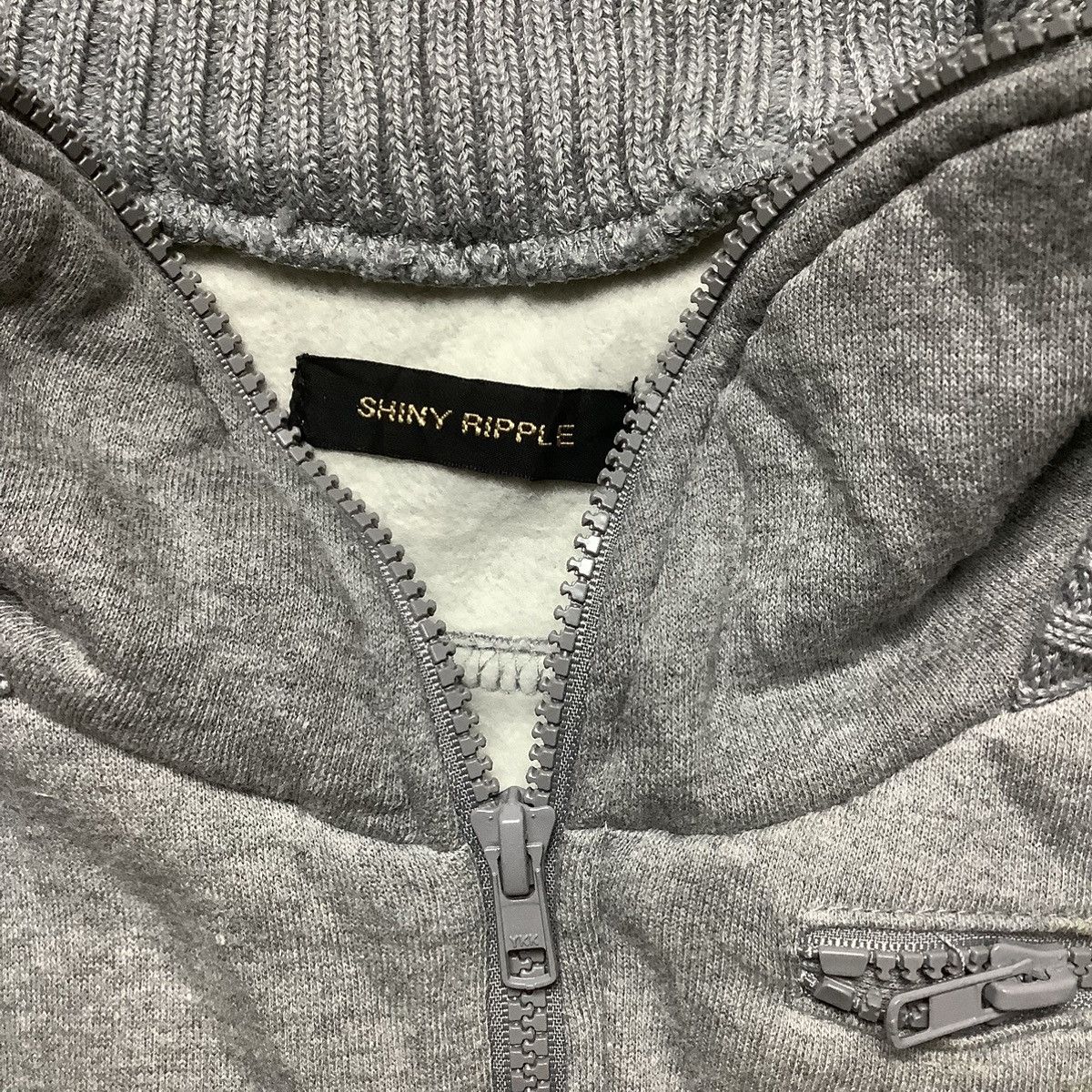If Six Was Nine × Japanese Brand × Seditionaries Japanese Brand Shiny Ripple Sweater Jacket Hoody Size US M / EU 48-50 / 2 - 6 Thumbnail