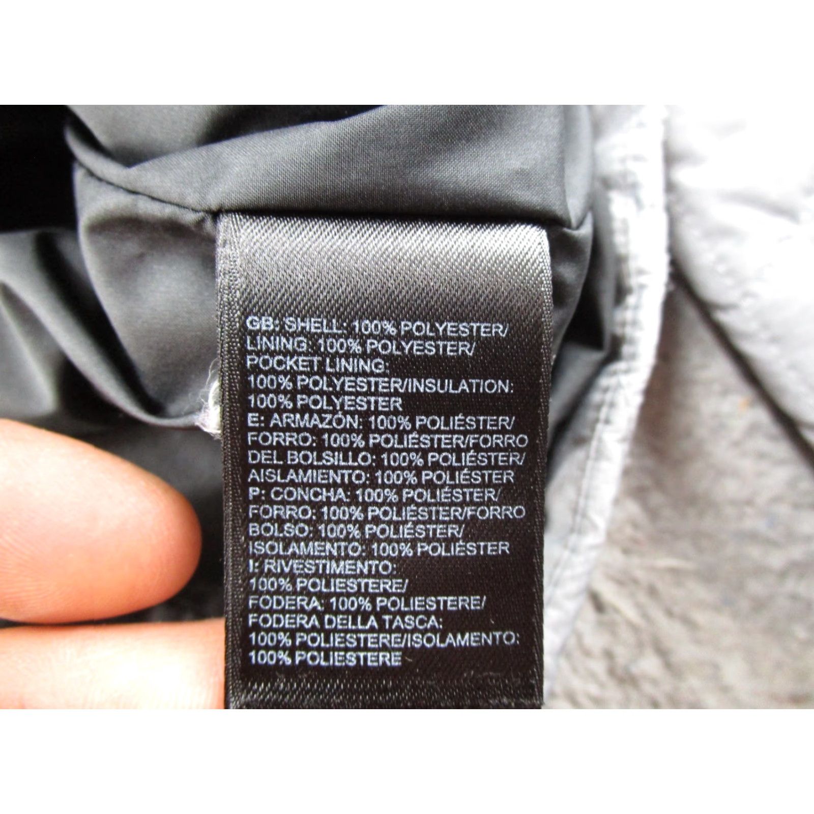 The North Face The North Face Bombay Quilted Gray Puffer Zip Up Jacket Women L NF0A2TJK Read Size L / US 10 / IT 46 - 3 Thumbnail