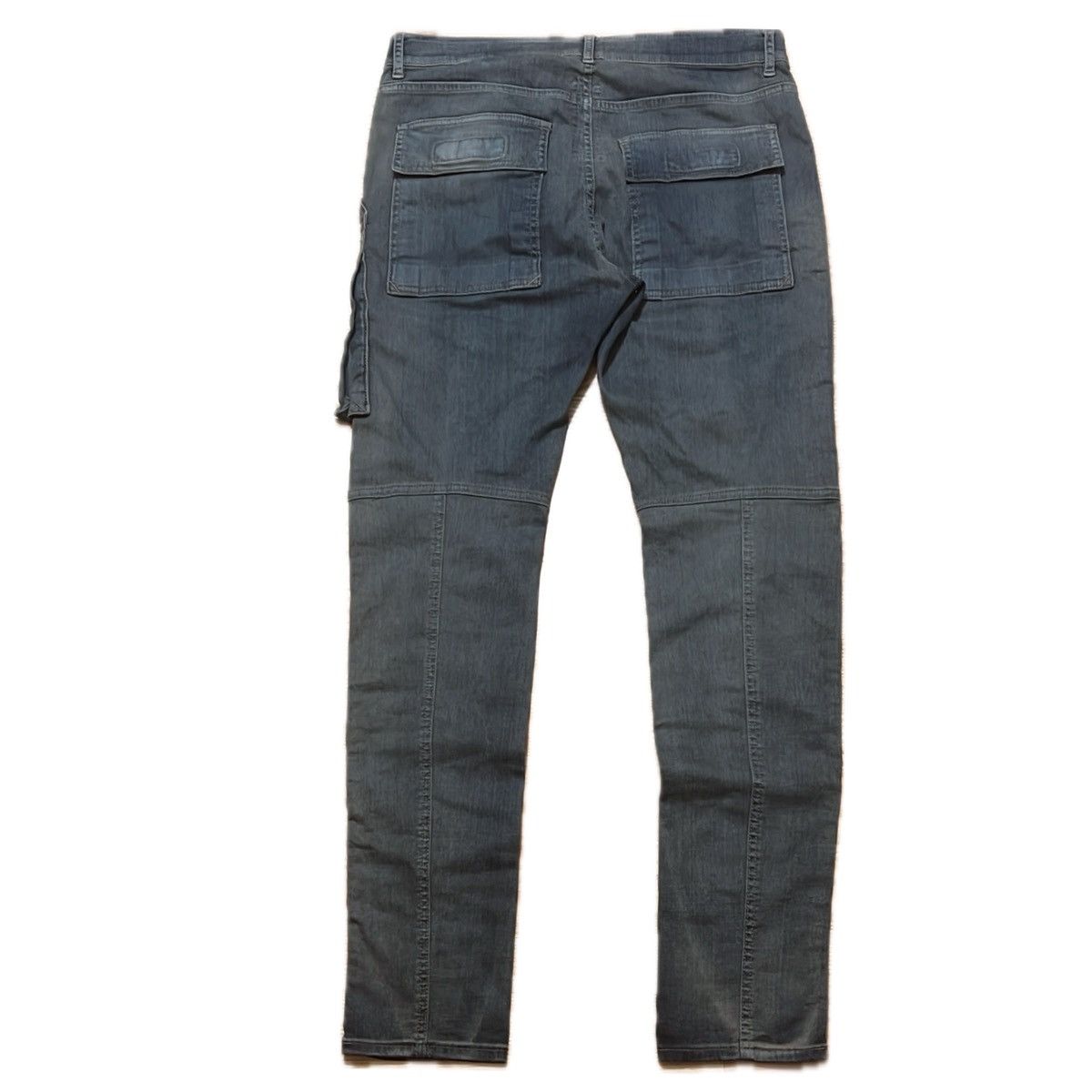 Rick Owens × Rick Owens Drkshdw BNWT Rick Owens SS19 Hustler Blue Memphis Denim Size US 32 / EU 48 - 2 Thumbnail