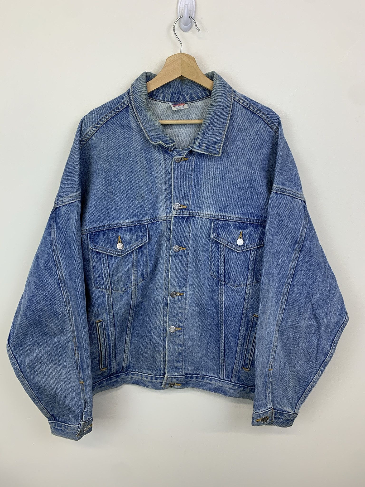 Vintage 1990s Federal Ammunition Raised Denim jacket Size XXL