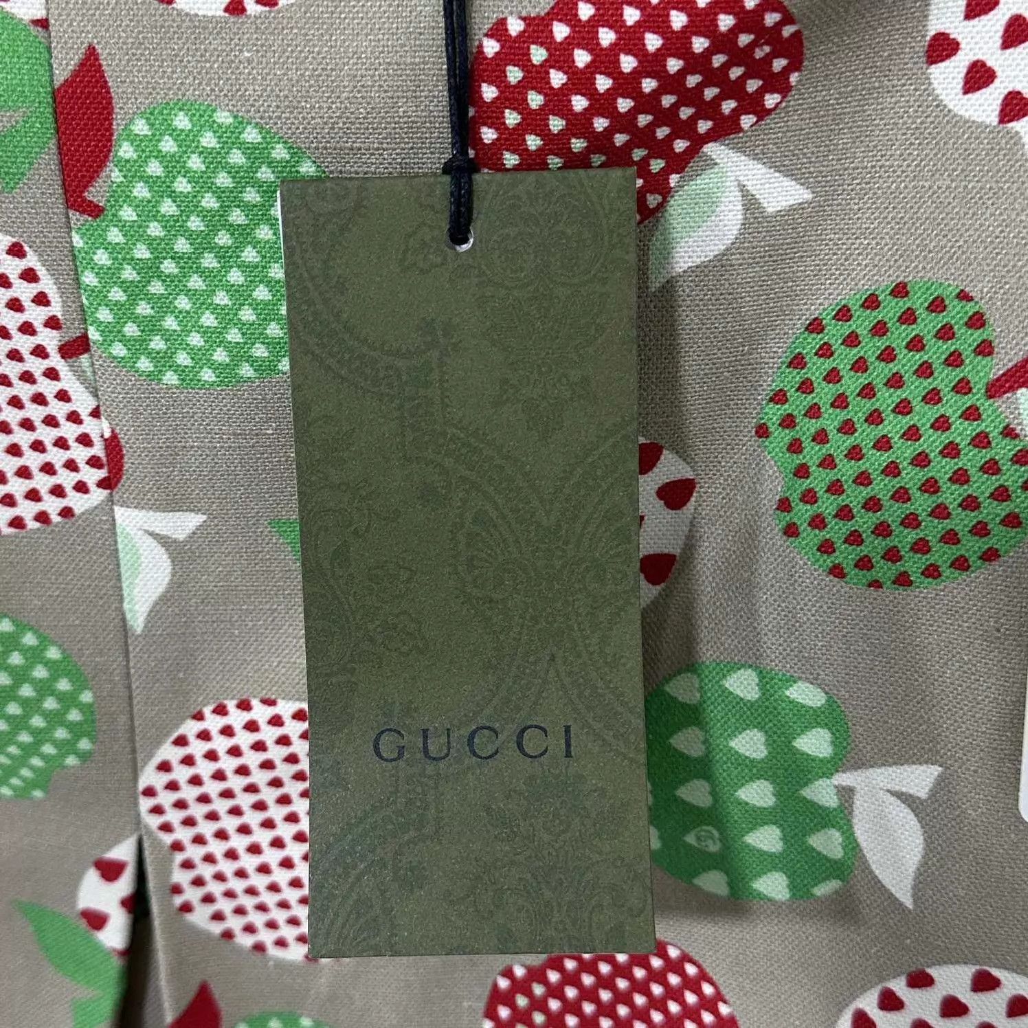 Gucci GUCCI Women's Apple Motif Mini Dress 38 Size 26" / US 2 / IT 38 - 6 Thumbnail