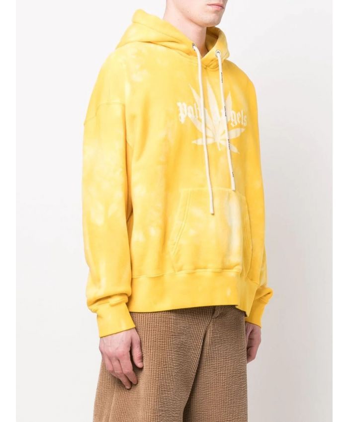 Off-White o1gr1nt0425 Leaf Tie Dye Hoodie in Yellow Size US S / EU 44-46 / 1 - 3 Thumbnail