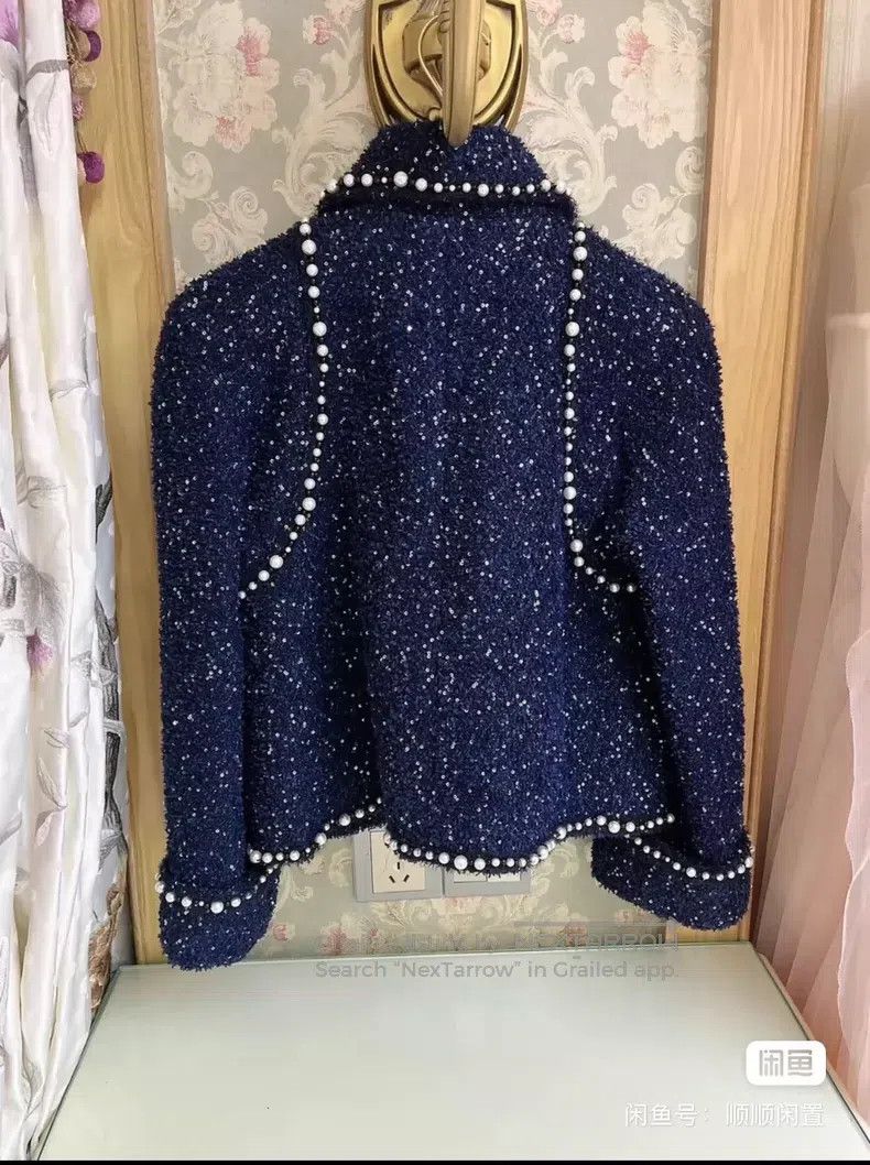 Chanel Chanel Ground-controlled pearl jacket Size XXS / US 00 / IT 34 - 2 Thumbnail