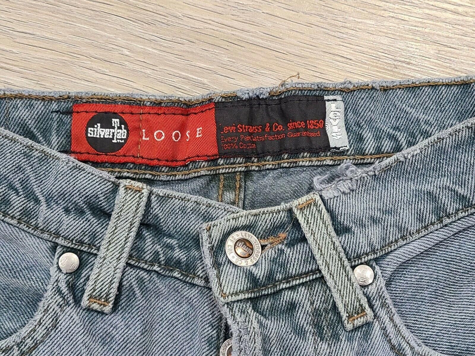 Levi's Vintage Levis Shorts Silver Tab 8 loose High Waist Festival Size 28" / US 6 / IT 42 - 3 Thumbnail