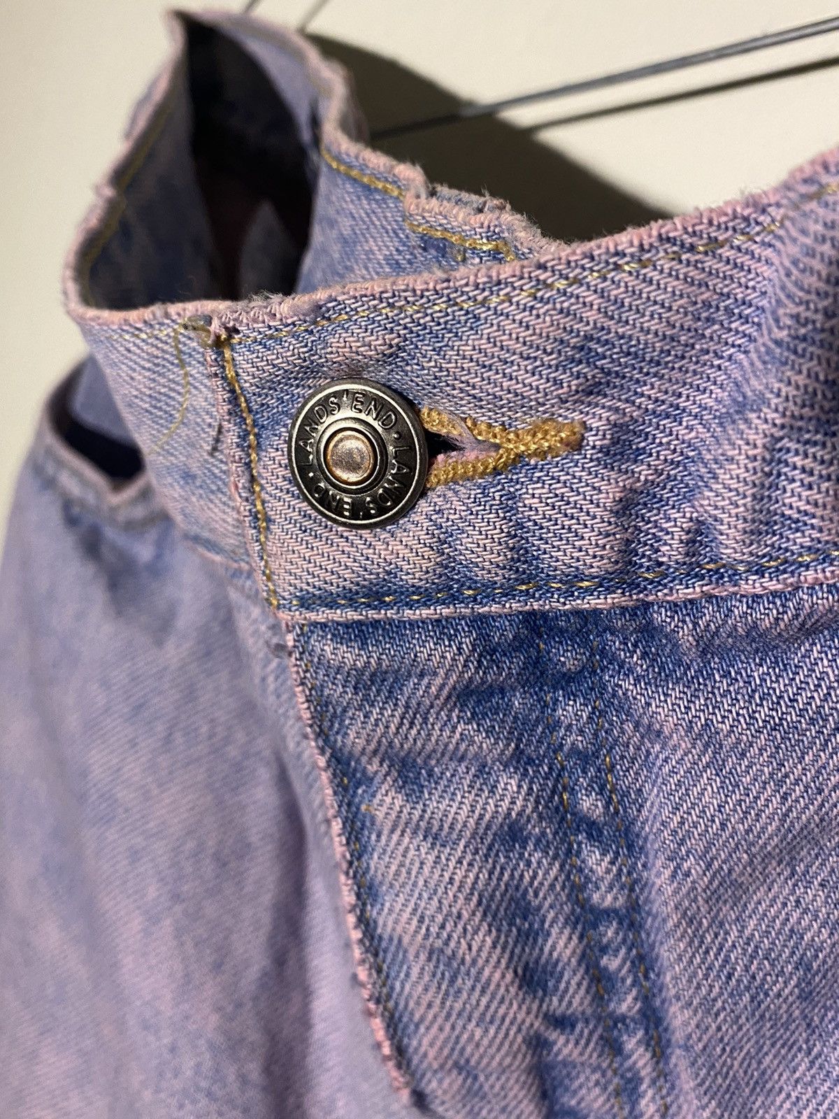 Lands' End Pink Dyed Jeans Size US 34 / EU 50 - 4 Thumbnail