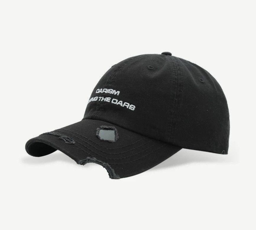 Japanese Brand Retro punk vintage damage distressed raw cap hat Size ONE SIZE - 1 Thumbnail
