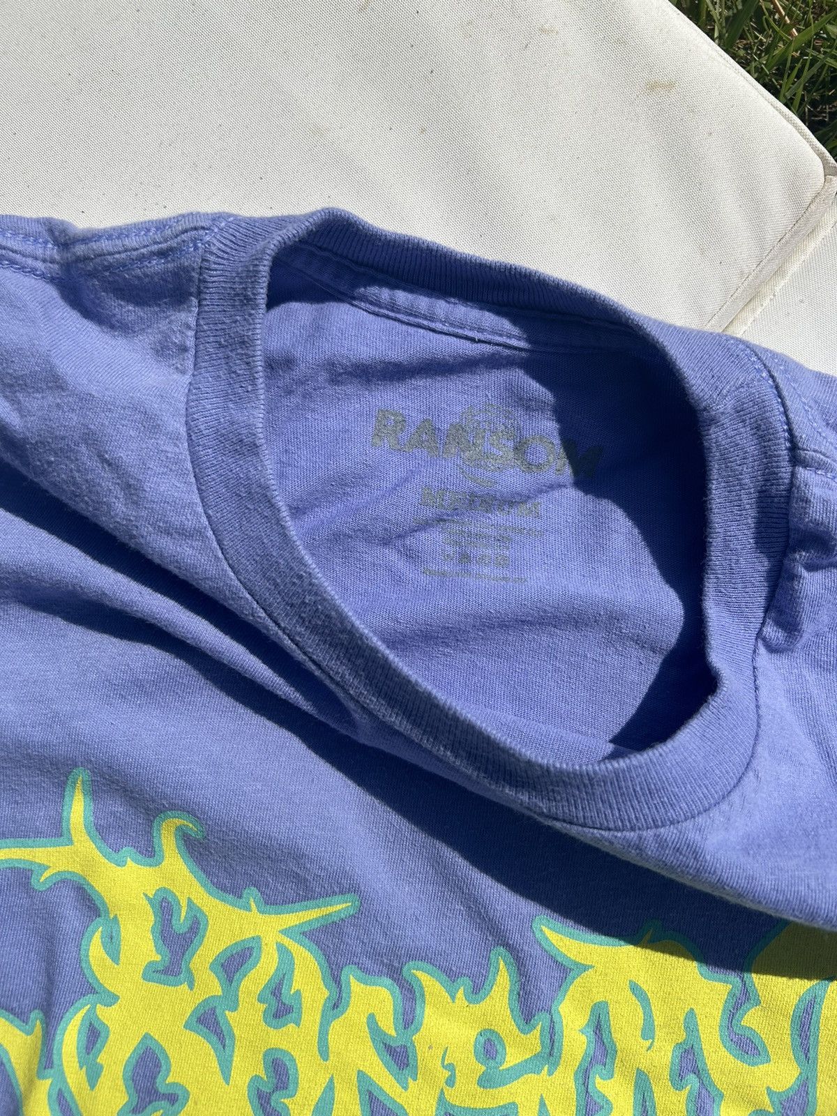 Ransom Clothing Ransom Clothing - Purple Metal Logo T Shirt - Medium Size US M / EU 48-50 / 2 - 7 Thumbnail