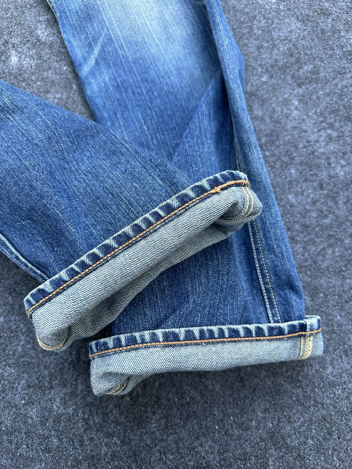 Levi's Y2k Levis 703 Faded Blue Washed Vintage Denim 31x33 D44 Size US 31 - 11 Thumbnail