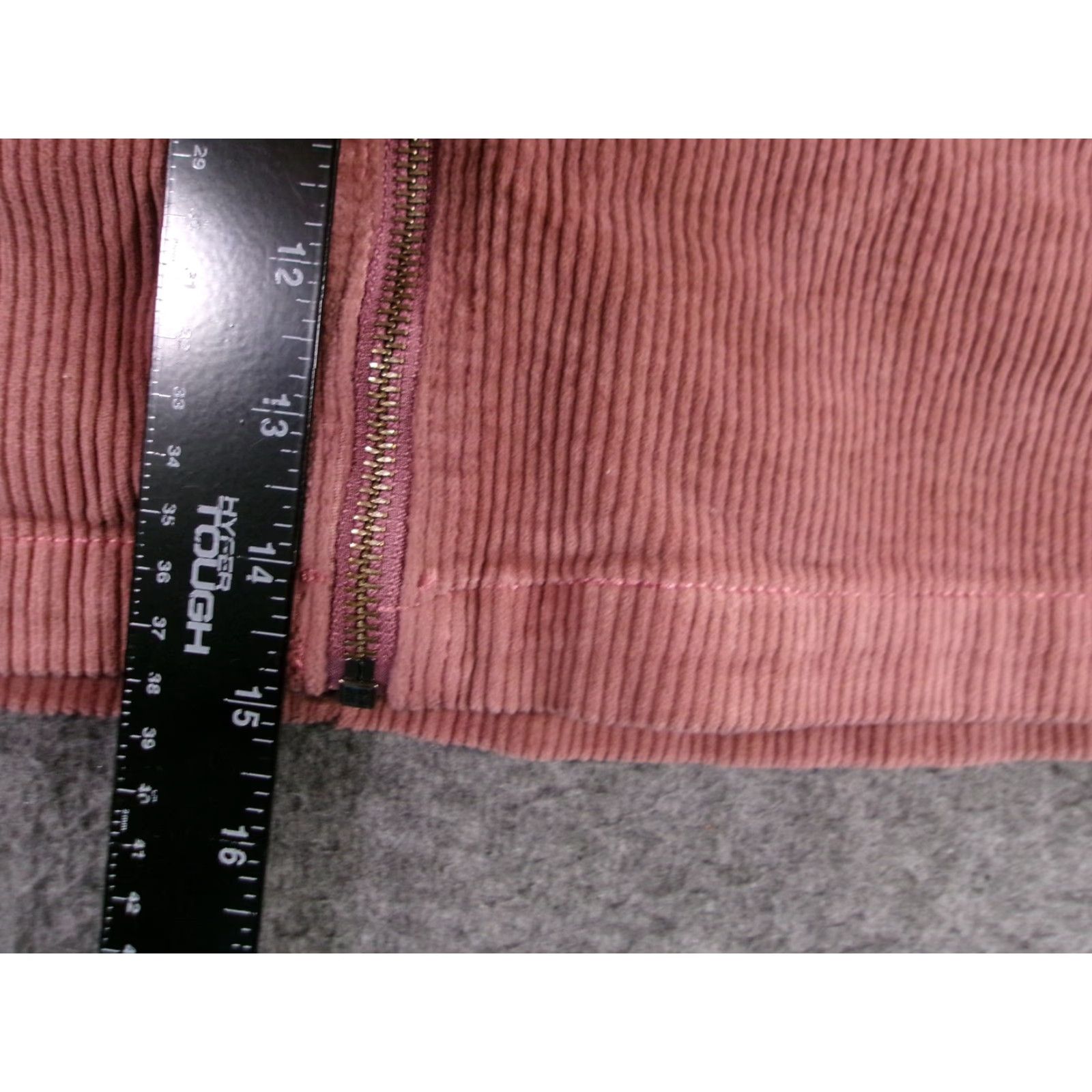 American Eagle Outfitters American Eagle Skirt Womens 0 Long Corduroy High Rise Zip Front Super Stretch Pink Retro Preppy Casual Size 25" / US 0 / IT 36 - 5 Thumbnail