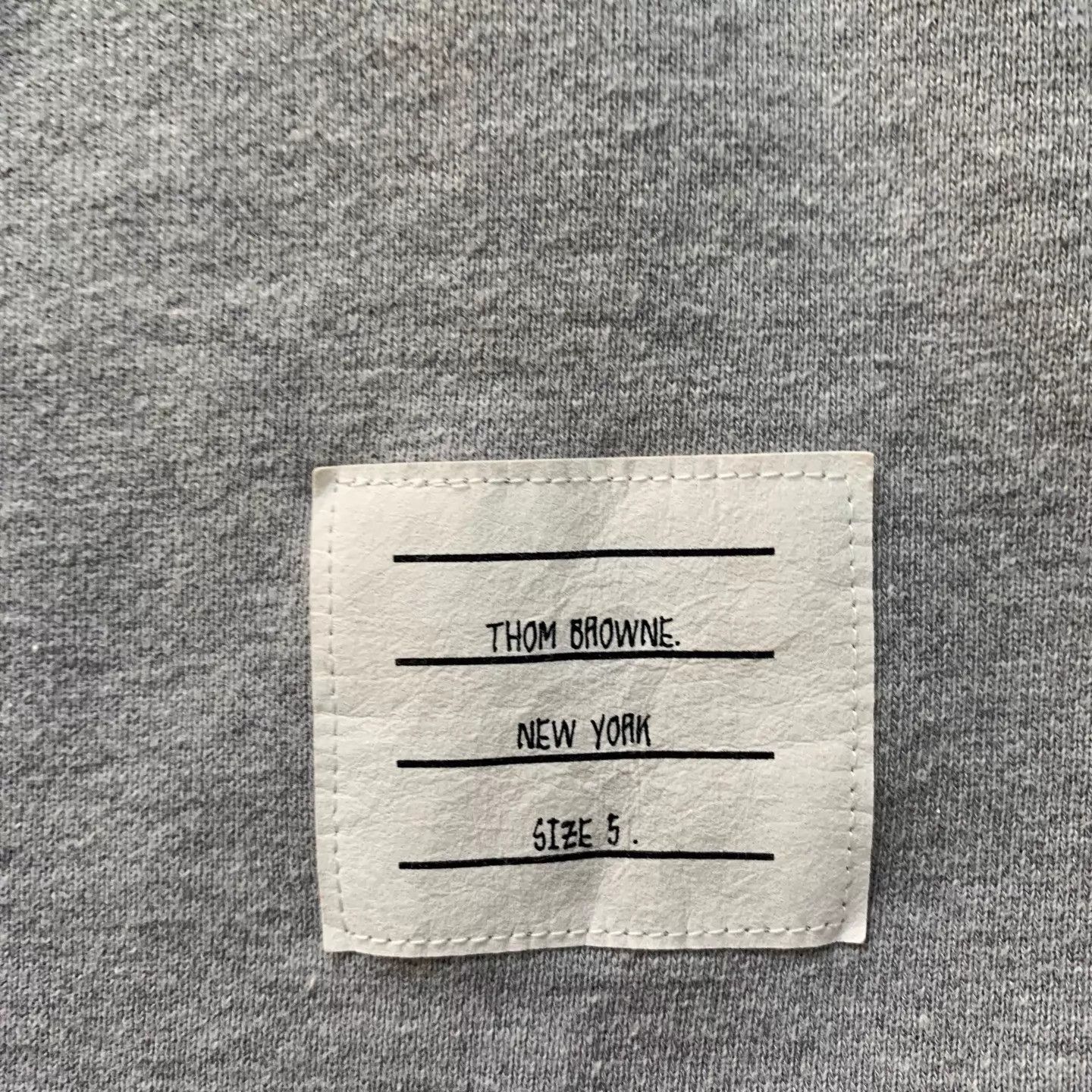 Thom Browne TB Gray 4Stripe Short 5 95 New Left Back Leg Stain Size US 38 / EU 54 - 7 Thumbnail