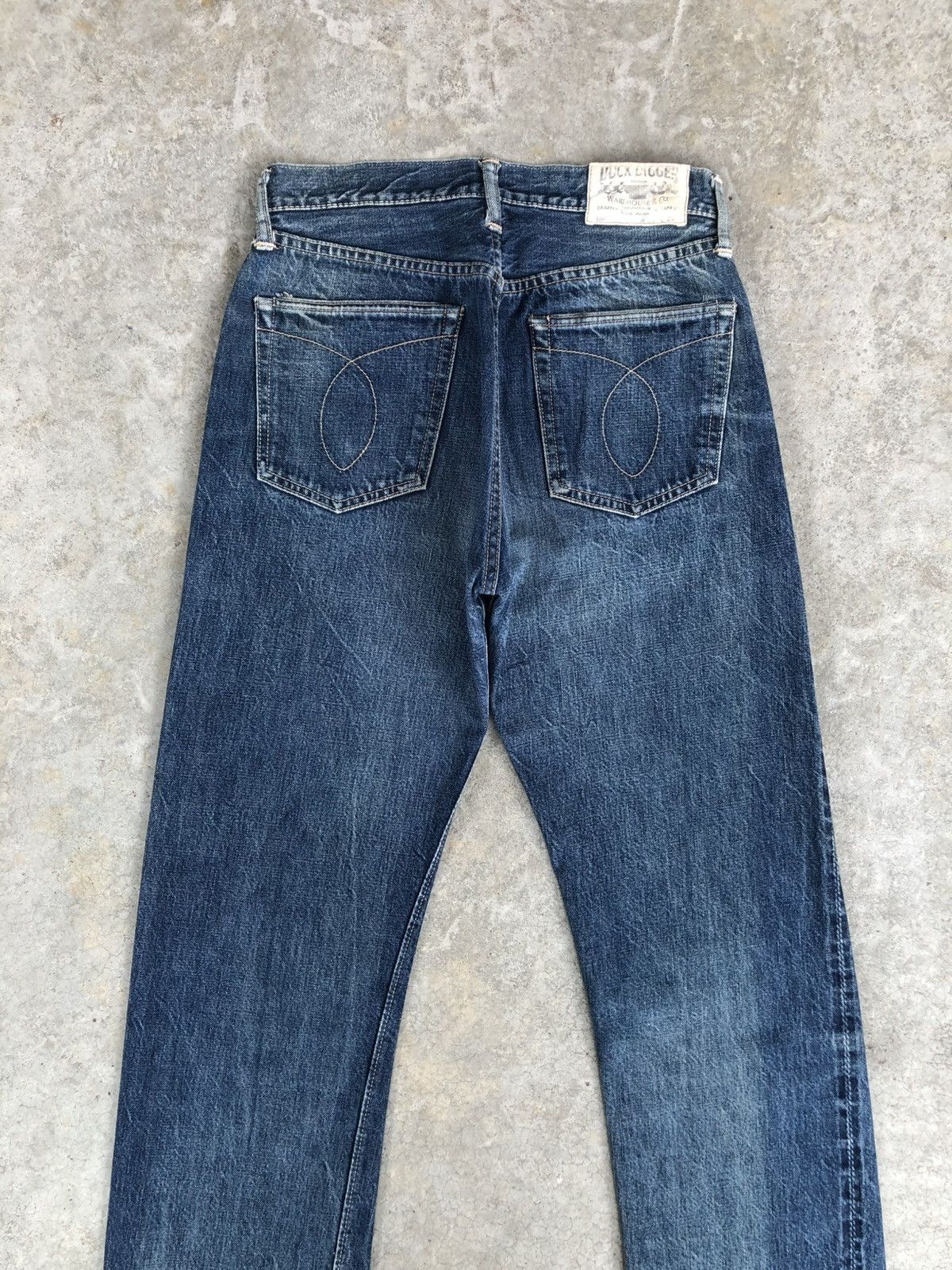 Warehouse & Co. Japanese Warehouse Duck Digger Selvedge Denim Diatressed Size US 28 / EU 44 - 8 Thumbnail