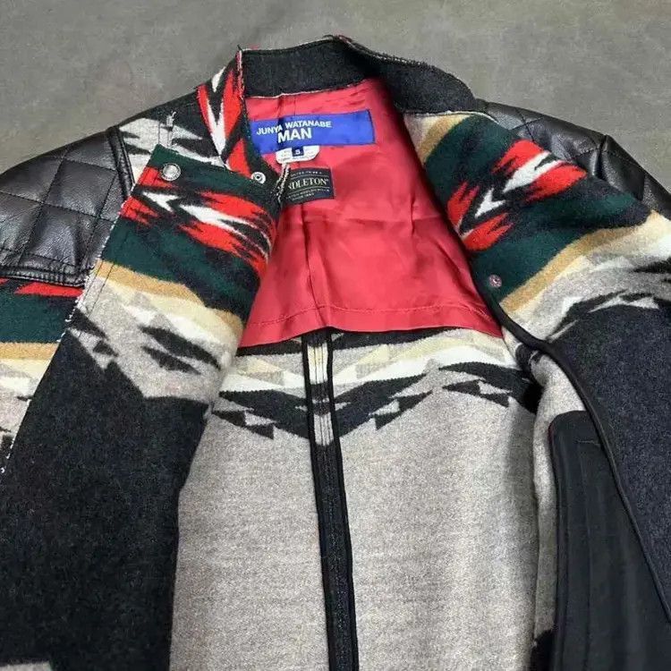 Junya Watanabe Junya Watanabe x Pendleton 22AW Joint Leather Jacket-2507 Size US S / EU 44-46 / 1 - 2 Thumbnail